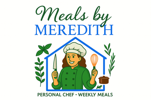 Meals By Meredith logo — Personal Chef and Weekly Meal Prep in Alpharetta GA
