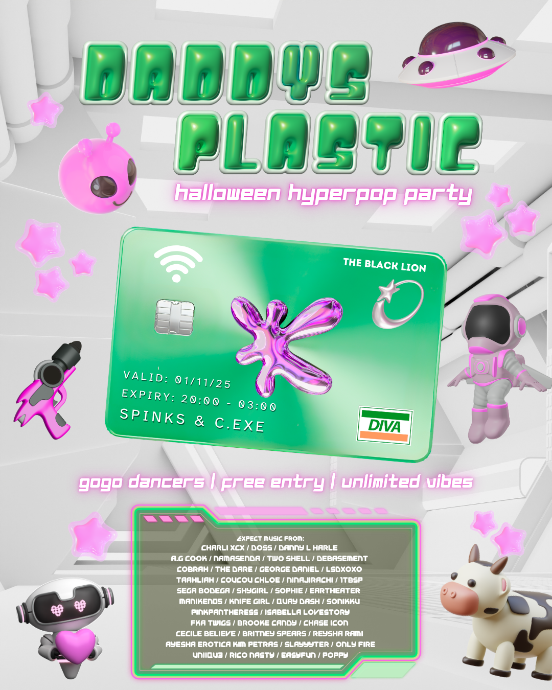 DADDY'S PLASTIC//HYPER POP//HALLOWEEN