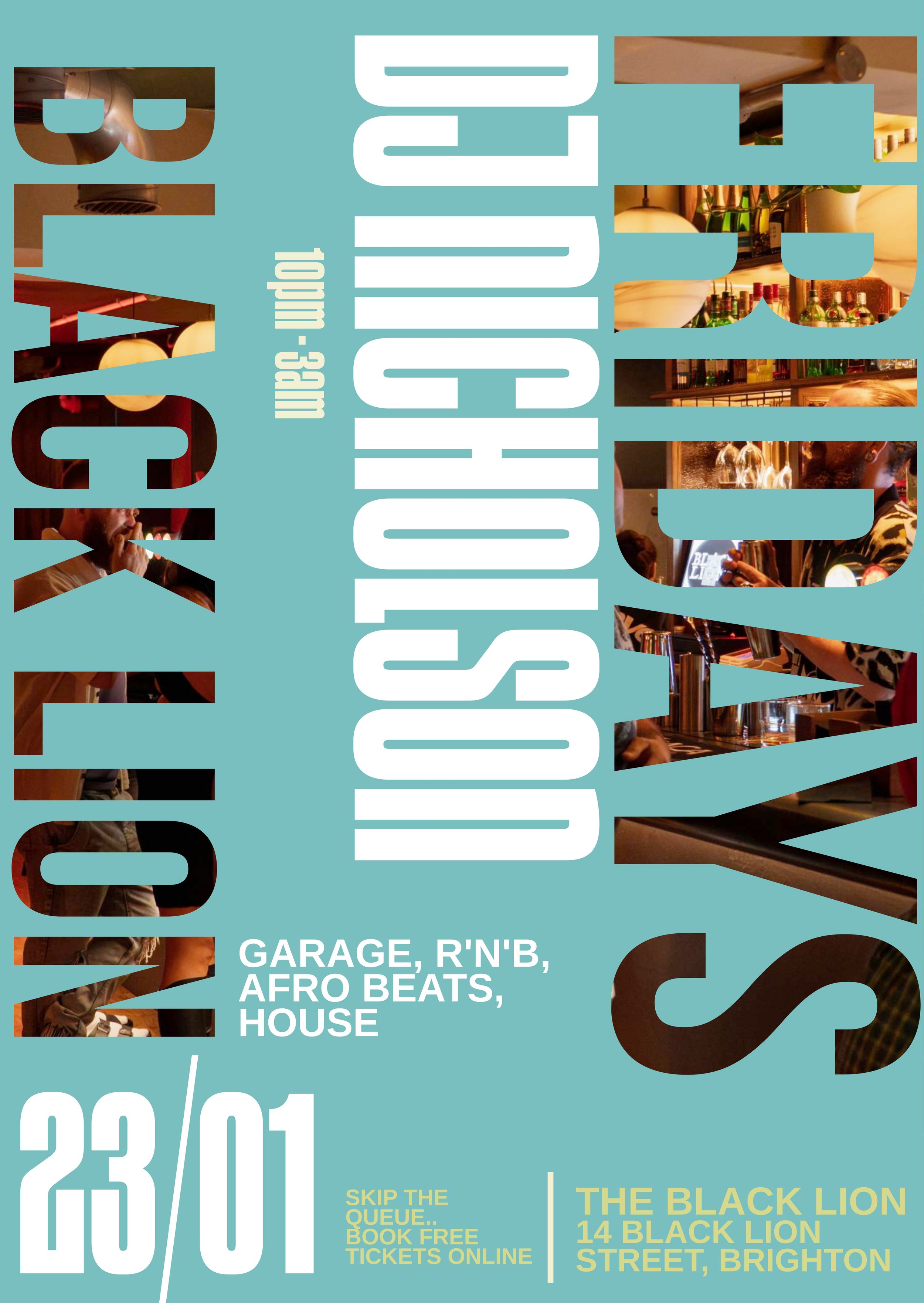 FRIDAY NIGHT//NICHOLSON//DJ