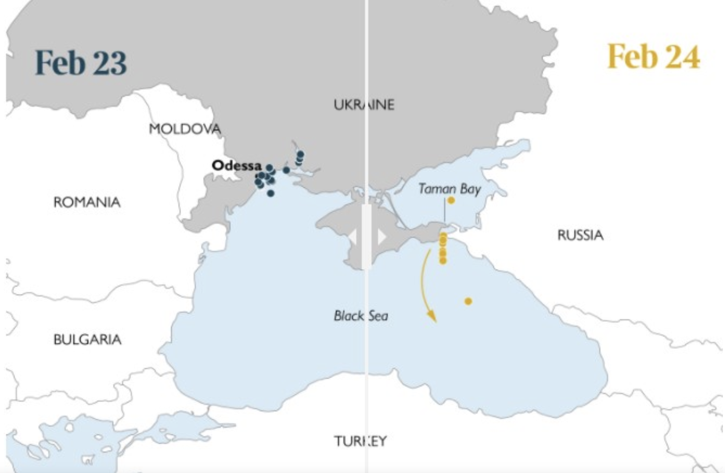 The Ukraine-Russia war explained in maps and charts by The Times