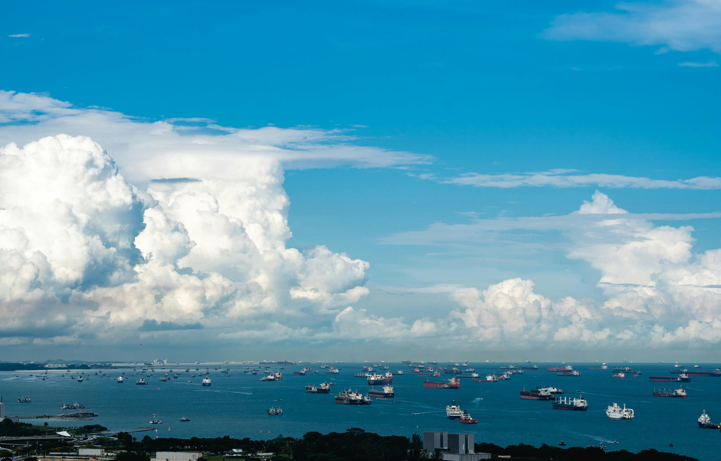 Two Laden Capesizes Collide at Dawn in the Singapore Strait