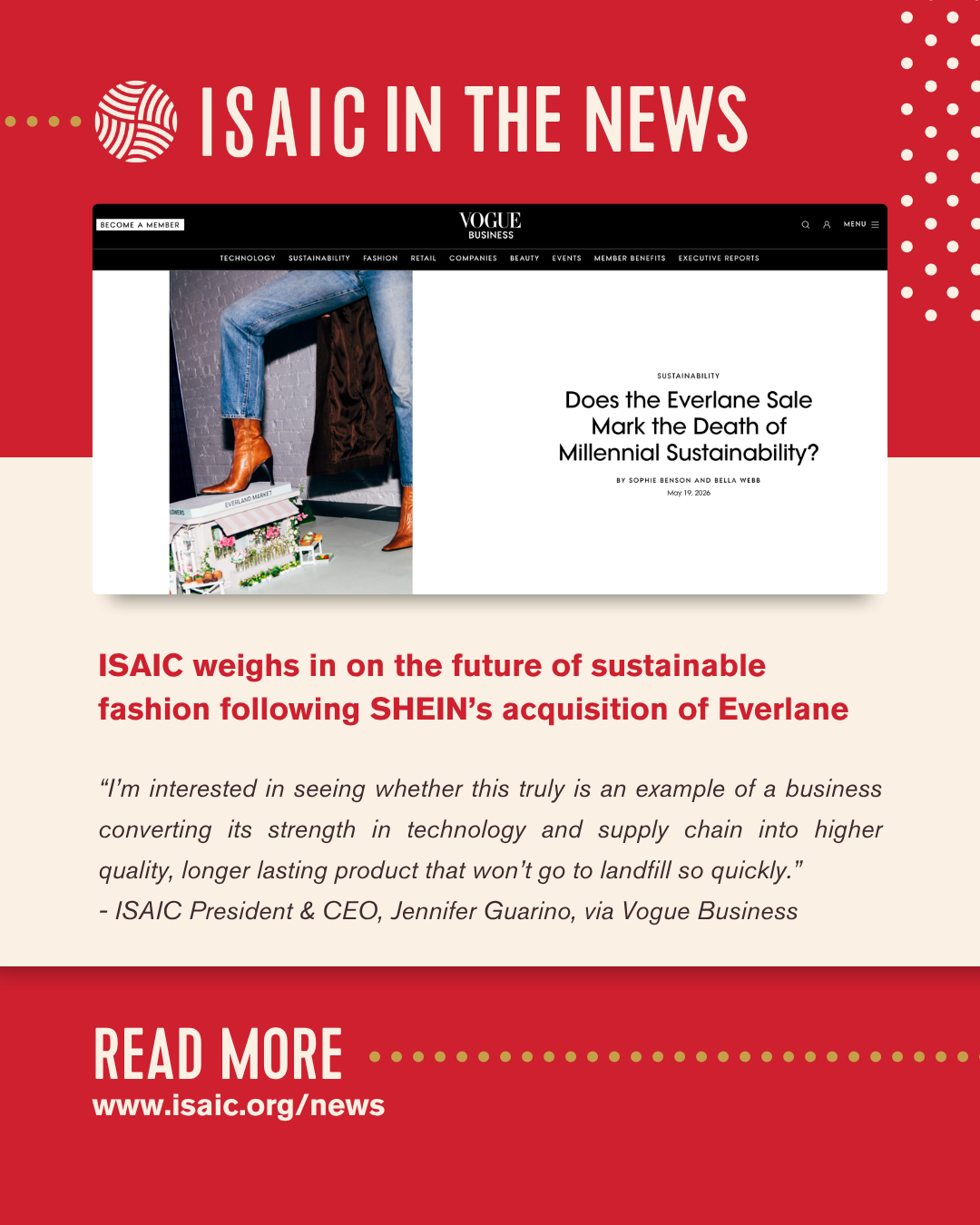 Does the Everlane Sale Mark the Death of Millennial Sustainability? ISAIC Weighs In