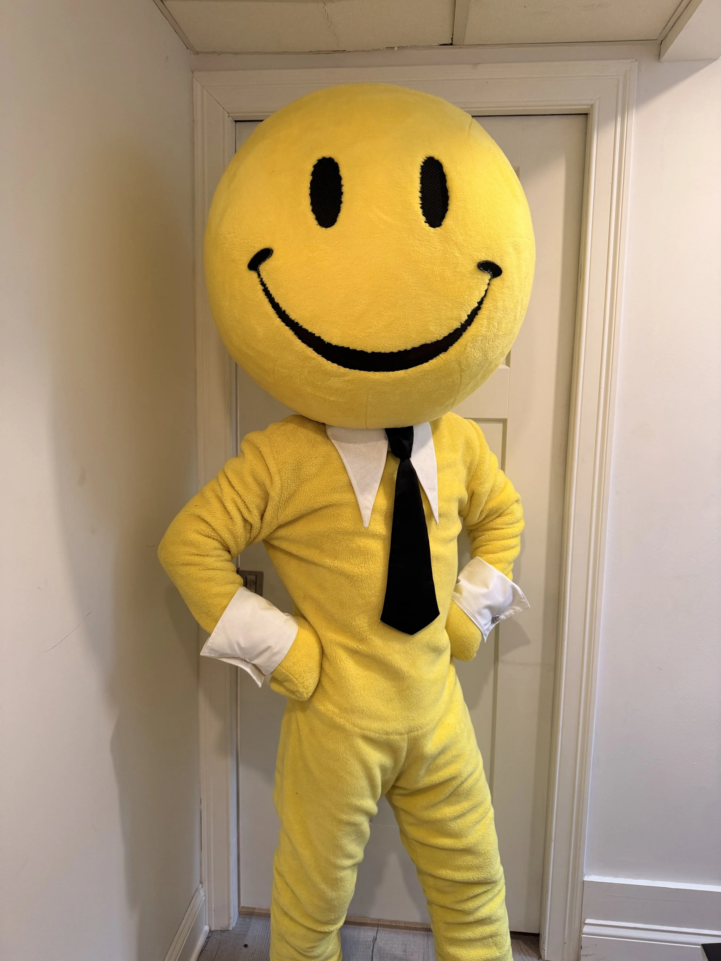 Custom Collar & Tie for Smiley Character