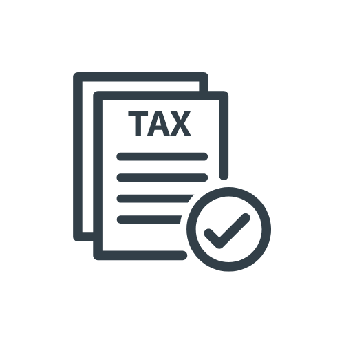 Tax document icon representing Colleran Accounting annual tax services. 