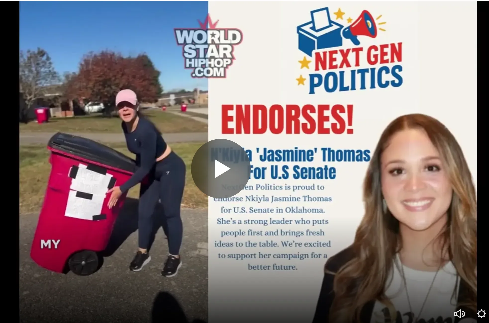 World star: “FROM NURSE TO NOMINEE Oklahoma Senate Candidate N’Kiyla “Jasmine” Thomas Goes Viral… Got Voters Saying She’s The First Politician They’d Stand Behind”