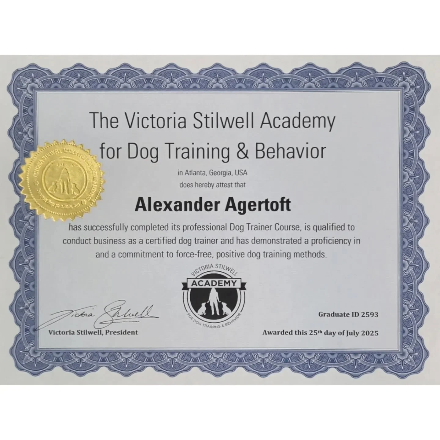 When I completed my @victoriastilwell academy dog trainer course, I committed to continuing my education. 

I wanted to learn as much as possible as quickly as possible. So that in the years to come, I can look back with pride at the dogs and guardia