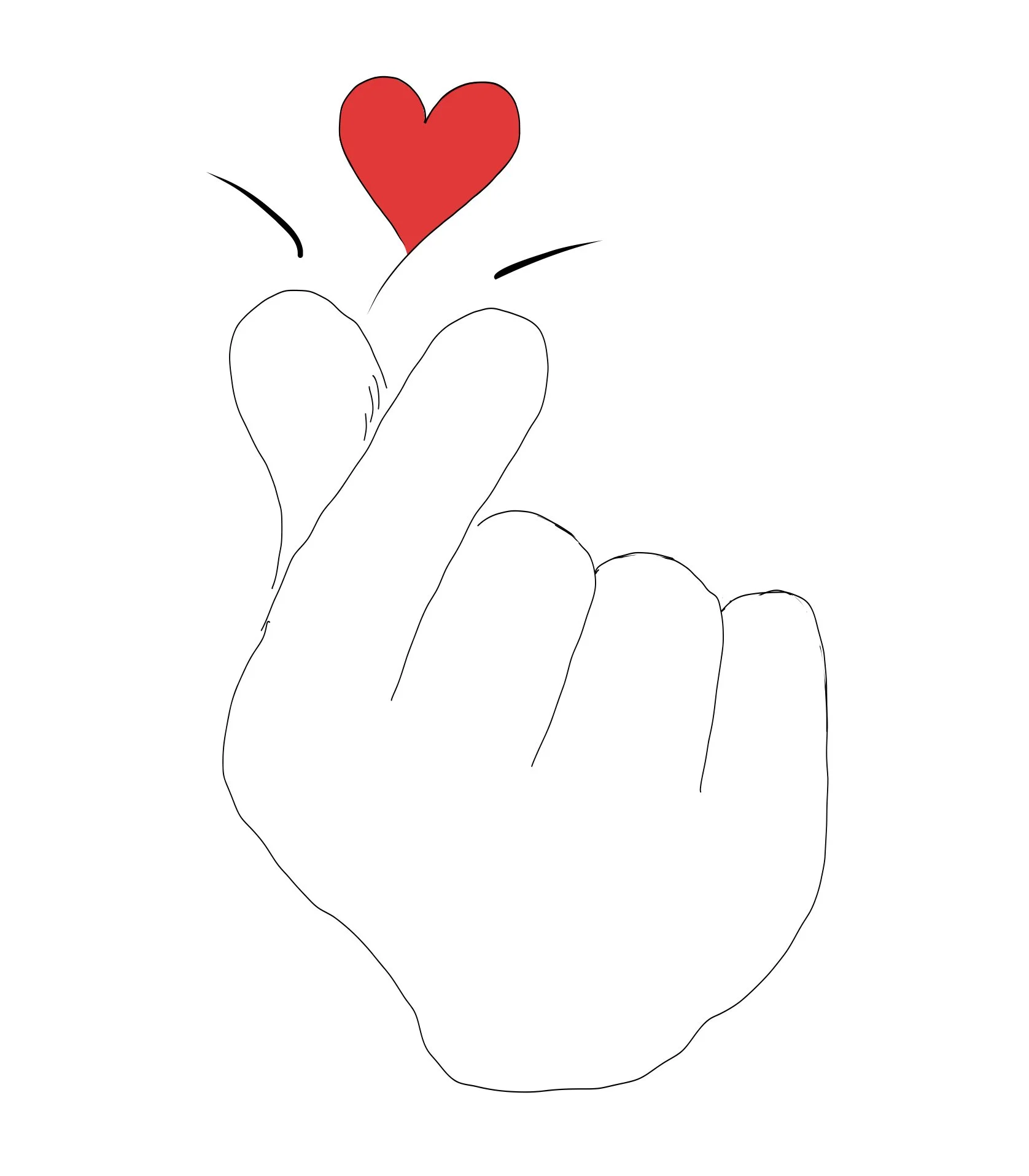 Illustration einer Hand mit Herz als Symbol für Selbstliebe und Verbindung - Meditation "Der Held deiner Liebe" von Sem T. Nova