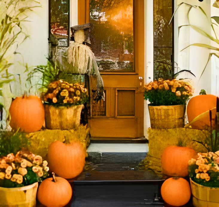 Orange Hue Porch