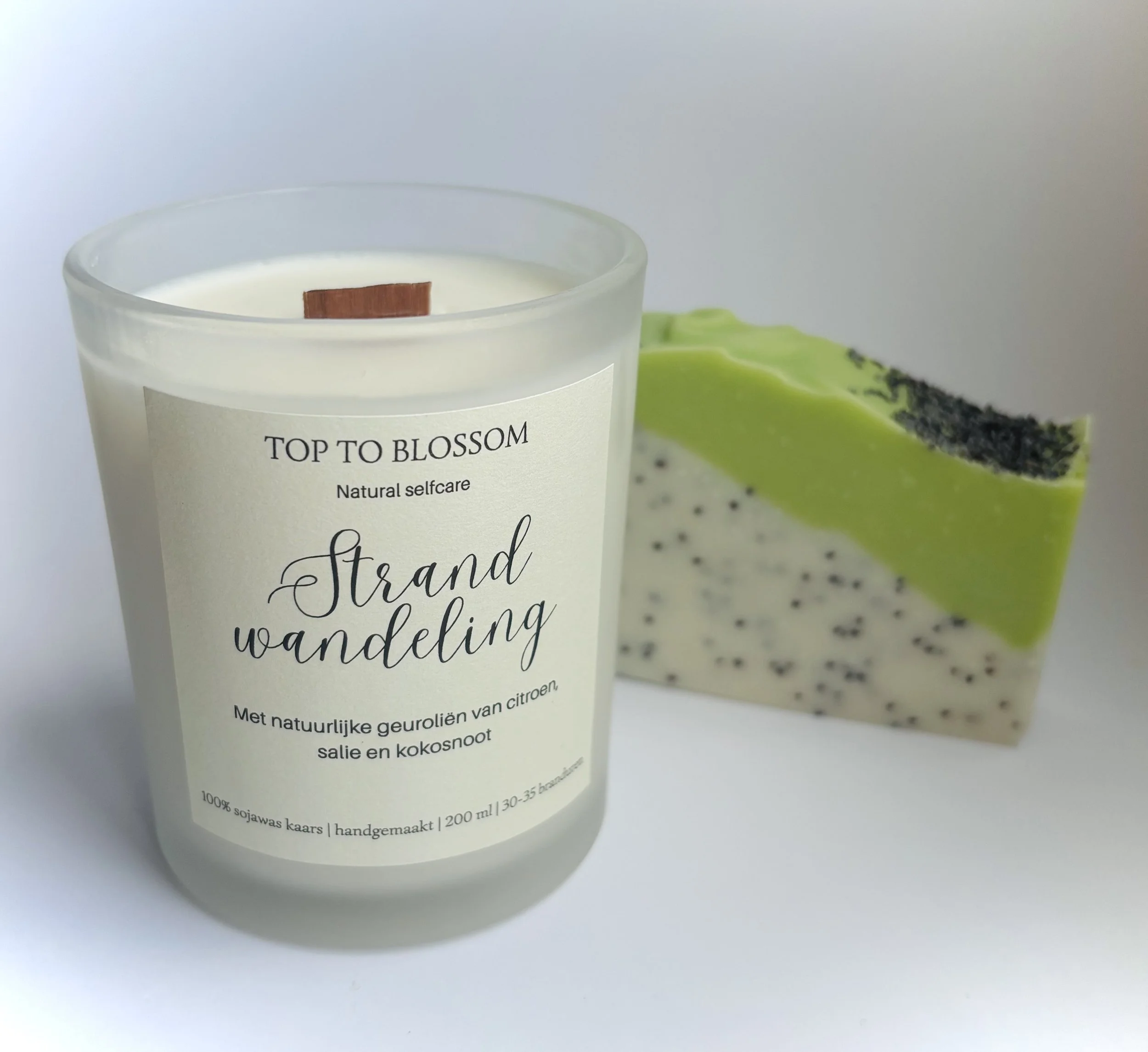 Sojawas kaars - Strandwandeling