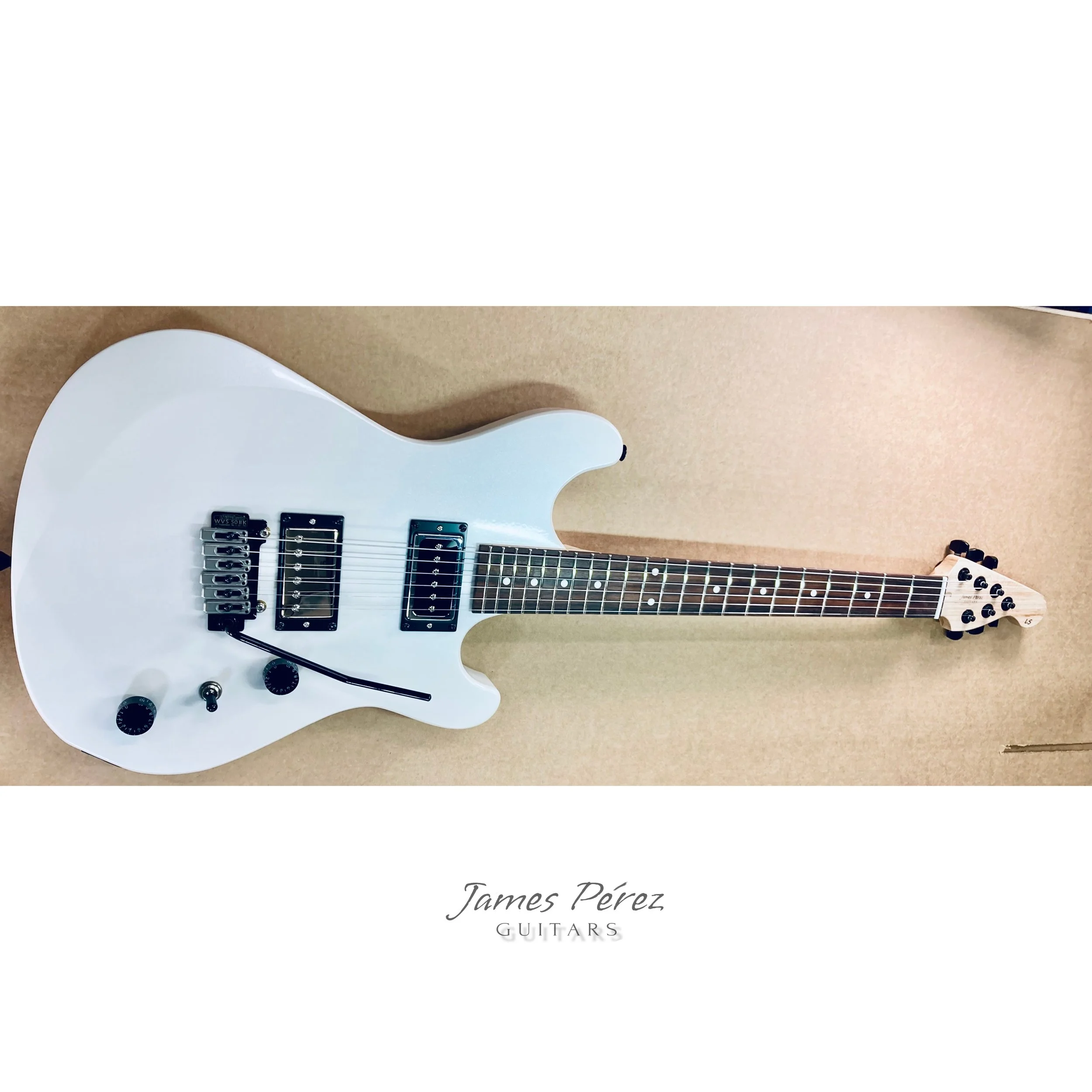 Metallic White Guitar - LS - James Perez Guitars - IMG_4749.jpg