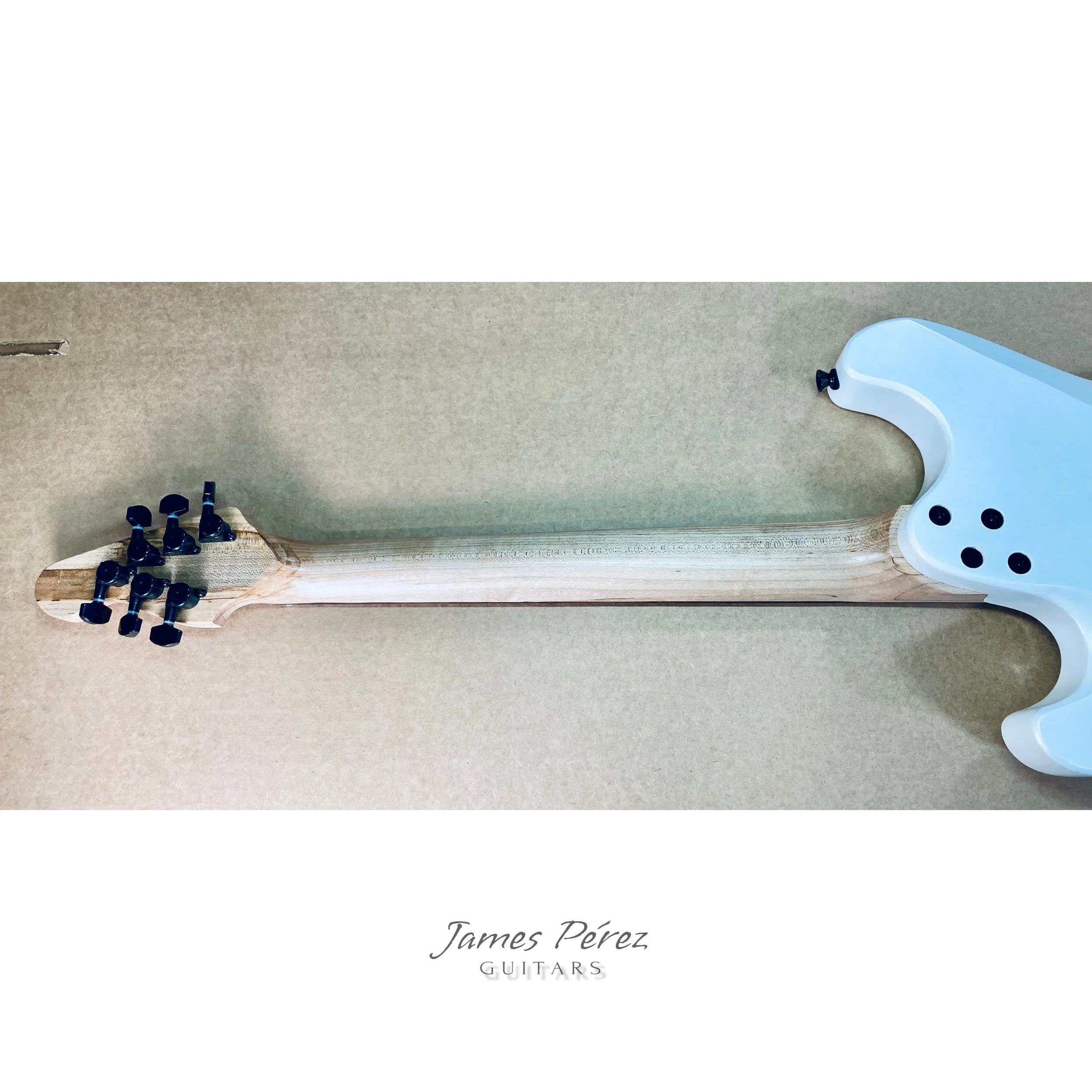Metallic White Guitar - LS - James Perez Guitars - IMG_4745.jpg
