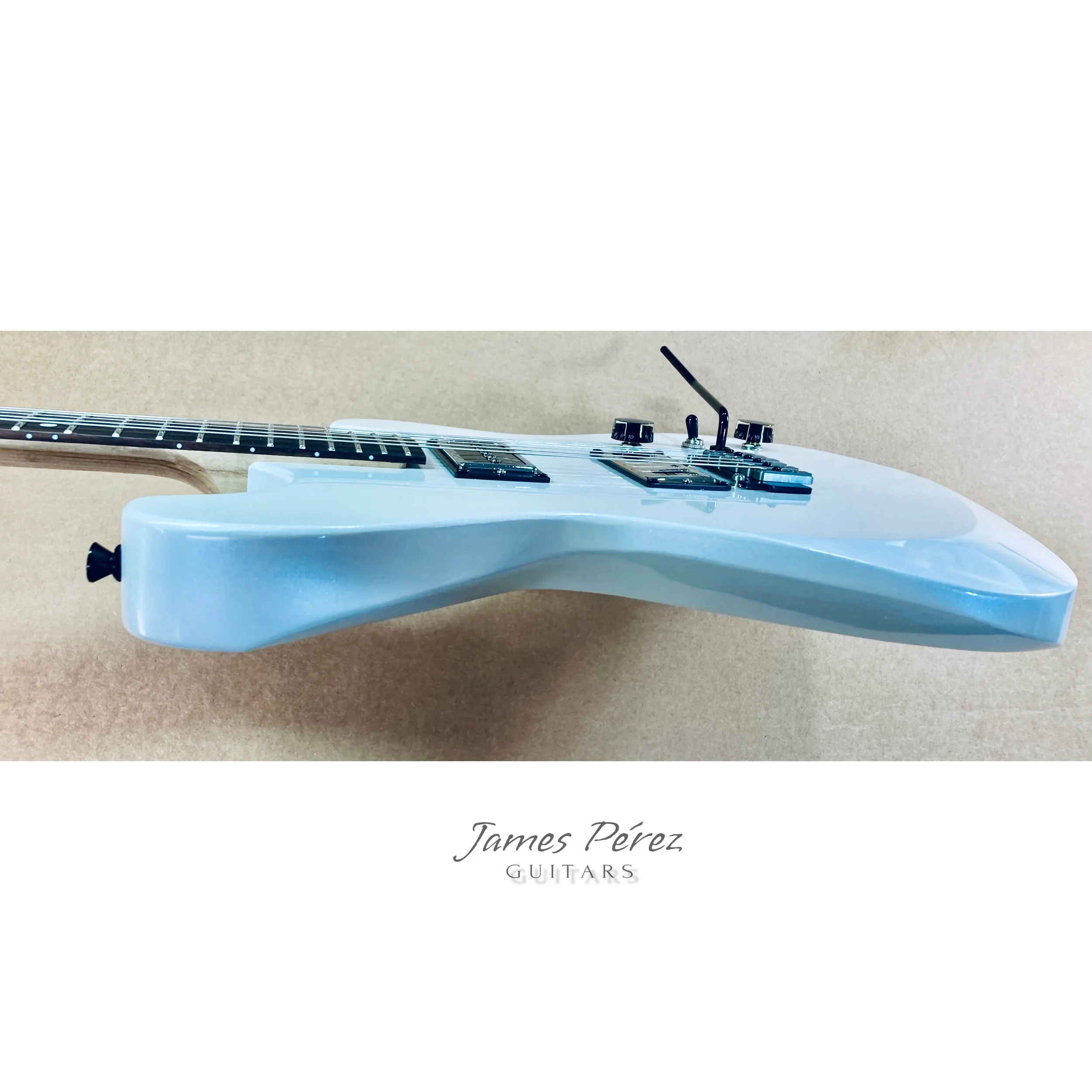 Metallic White Guitar - LS - James Perez Guitars - IMG_4743.jpg
