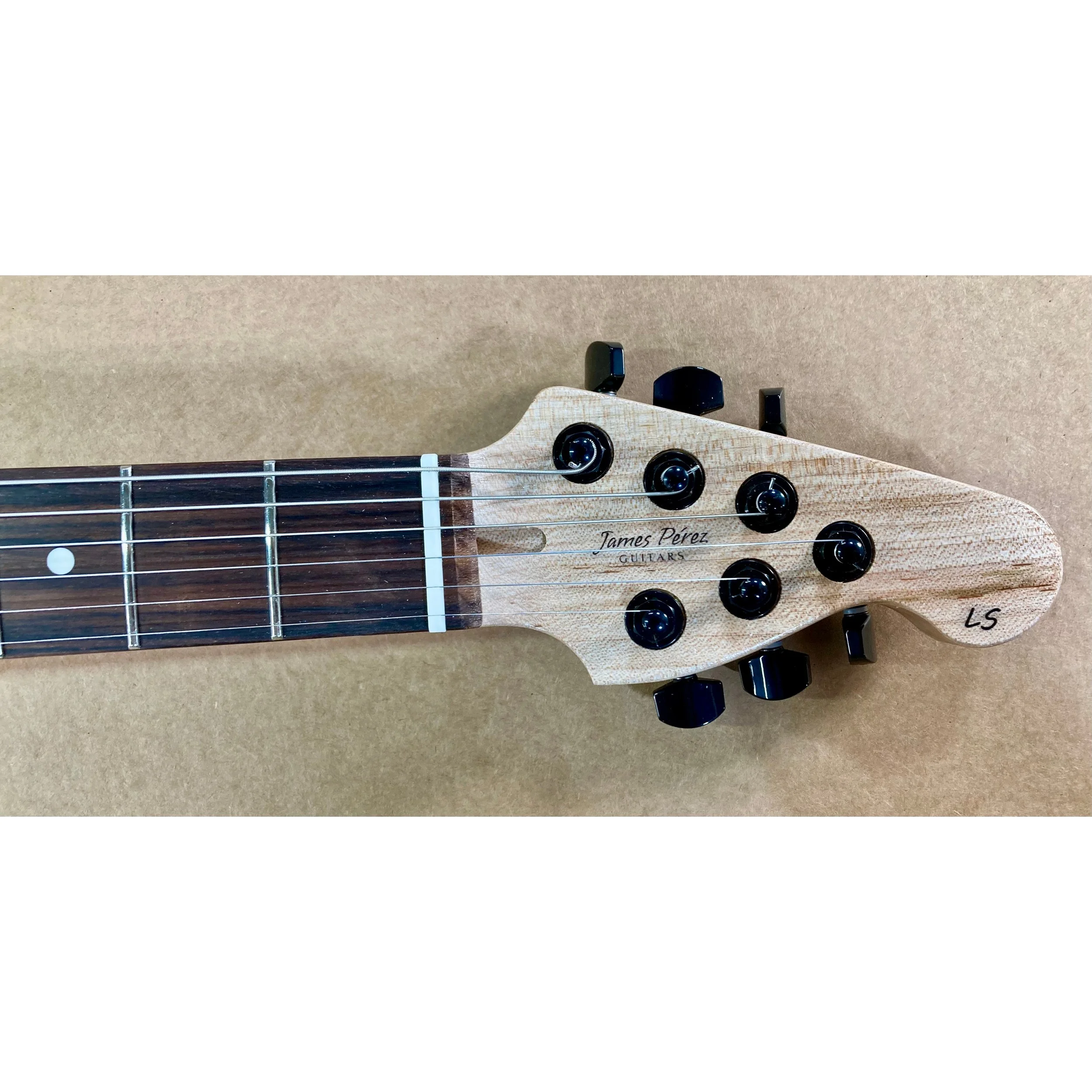 Metallic White Guitar - LS - James Perez Guitars - IMG_4738.jpg