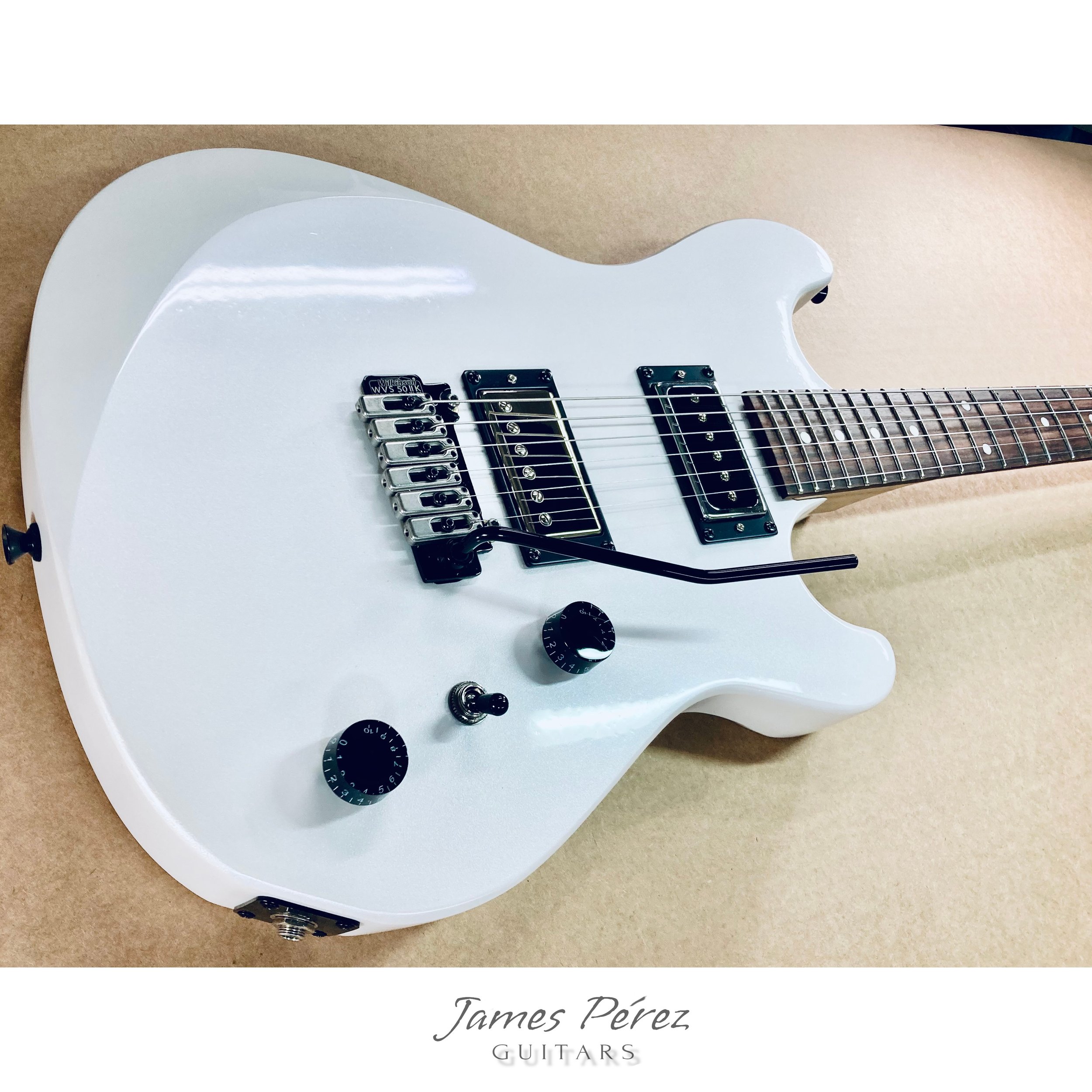 Metallic White Guitar - LS - James Perez Guitars - IMG_4750.jpg