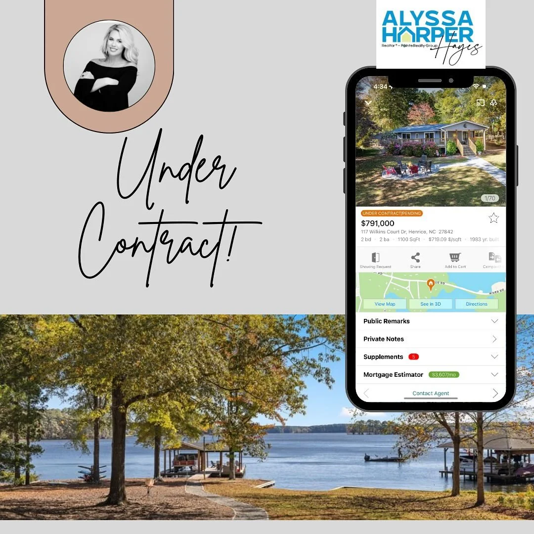 With TWO days on the market and such stunning views, we knew we had to move quickly to secure this amazing place! 

I&rsquo;m grateful my buyers chose me to represent them at Lake Gaston.

☎️ 434-865-1202
&hearts;️Alyssa Harper- Pointe Realty Group
?