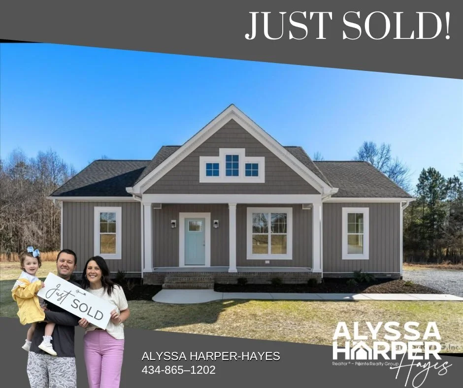 When a client chooses you as their agent not once or twice, but three times, it fills you with gratitude! What a wonderful and kind family to work with.

Congratulations on your beautiful new home 🏠 
❤️Alyssa Harper- Pointe Realty Group
☎️ 434-865-1