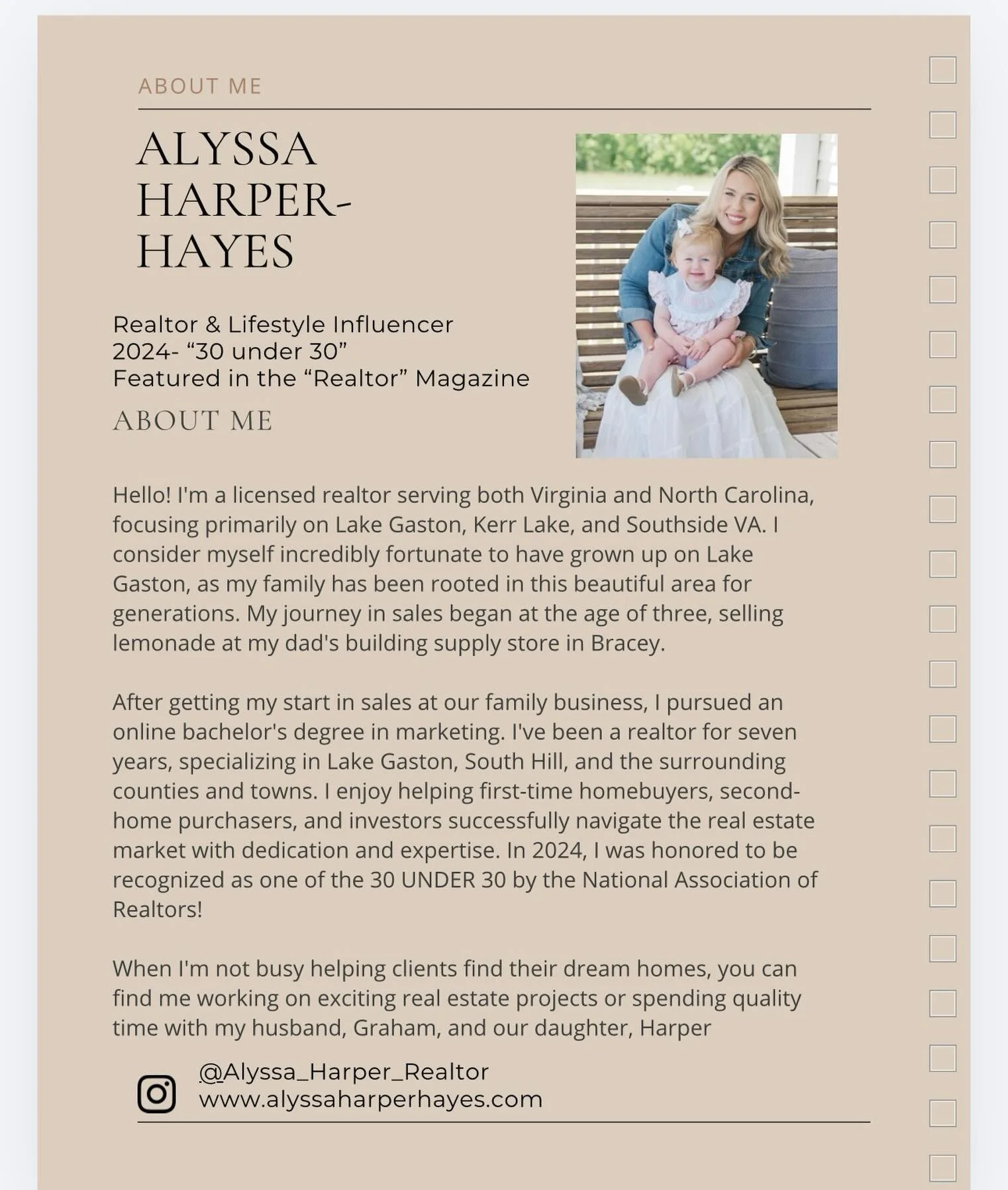 If you&rsquo;re new to my page, welcome! Here&rsquo;s a little bit about me: feel free to visit my website for more details, and don&rsquo;t hesitate to get in touch if you&rsquo;re in need of a realtor!

☎️ 434-865-1202
❤️Alyssa Harper- Pointe Realt