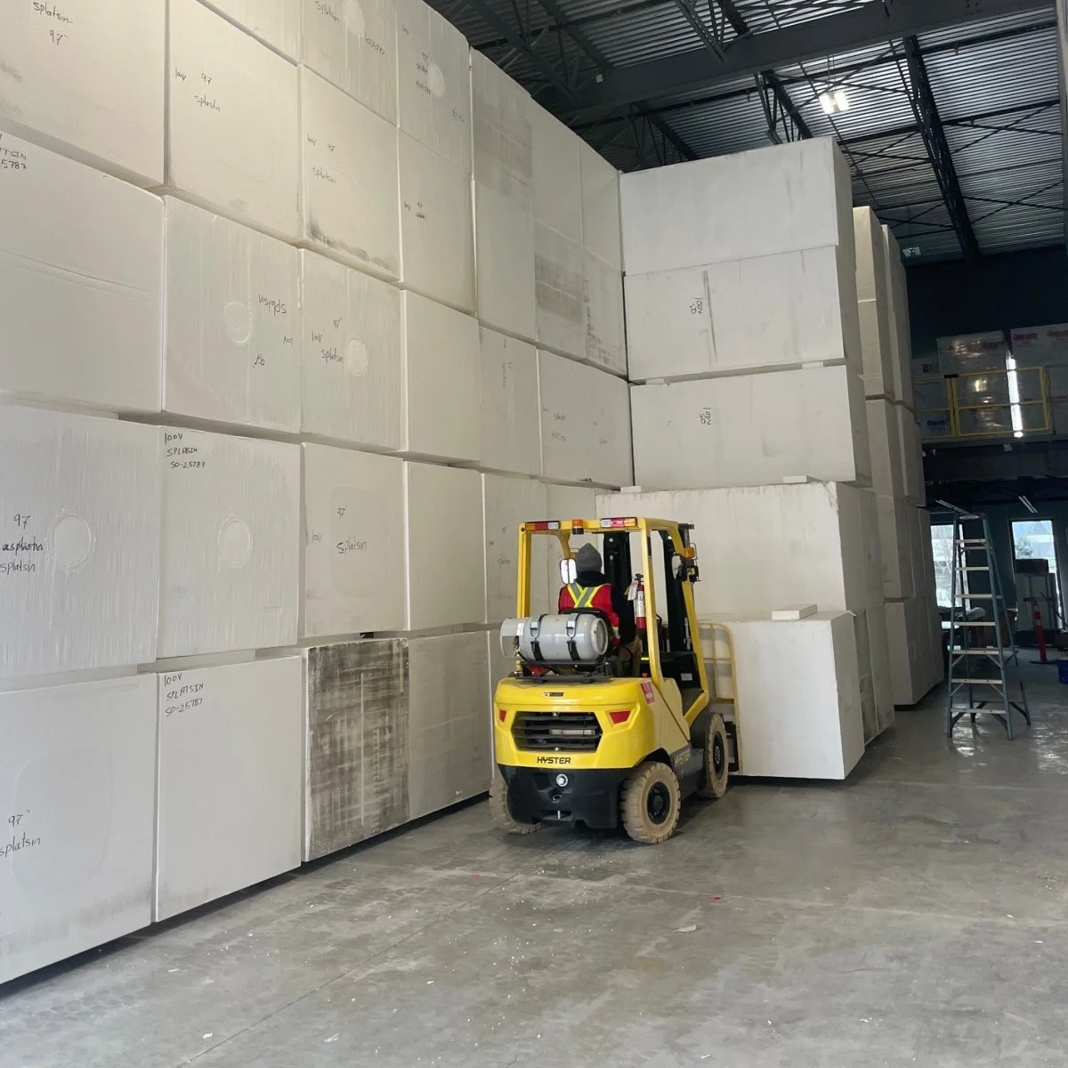 Materials Arrive for Home Construction