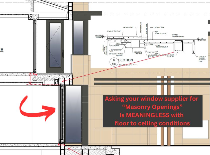 Why Masonry Openings Don't Matter for Floor-to-Ceiling Windows