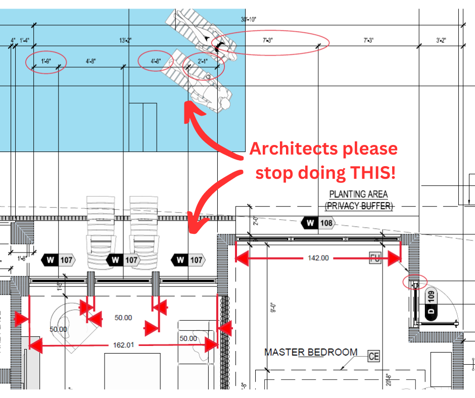 Architects please stop doing THIS!