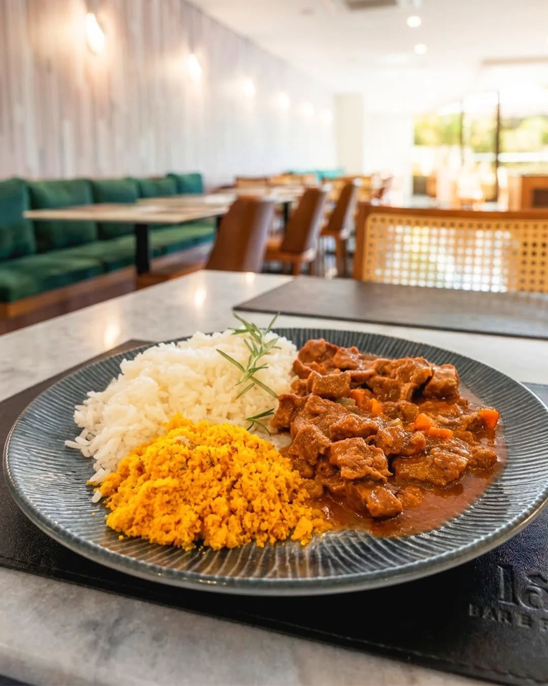 O segredo de um bom picadinho est&aacute; na execu&ccedil;&atilde;o precisa de cada um de seus elementos.

Em nossa cozinha, a carne macia, envolta em um molho denso e de sabor profundo, encontra a companhia perfeita no arroz branco soltinho e no fei