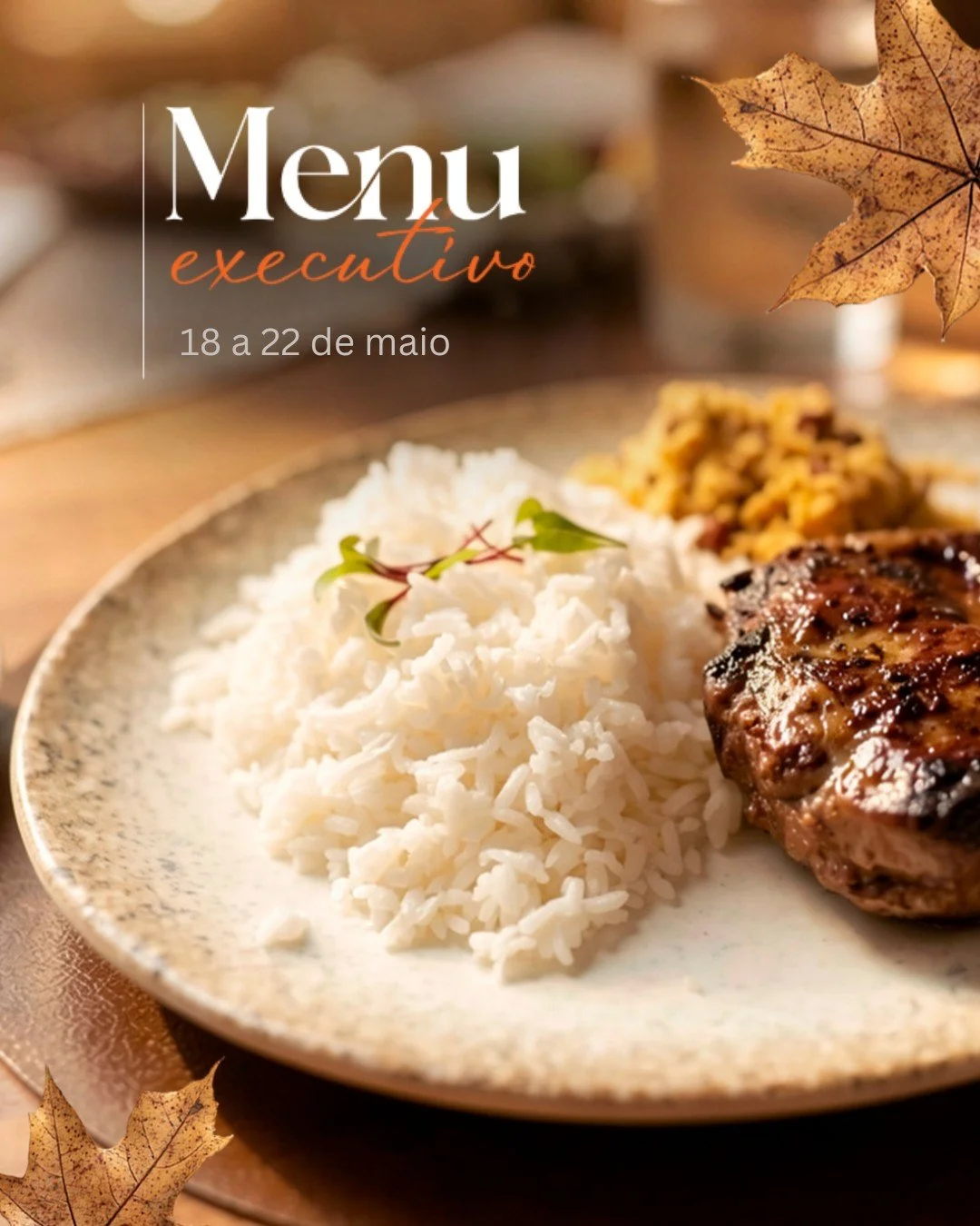 Sua semana merece esse sabor. ✨

N&atilde;o importa o dia, temos um prato delicioso esperando por voc&ecirc;. Do cl&aacute;ssico &agrave; nossa assinatura, cada sugest&atilde;o do card&aacute;pio &eacute; preparada com a excel&ecirc;ncia que a sua pa