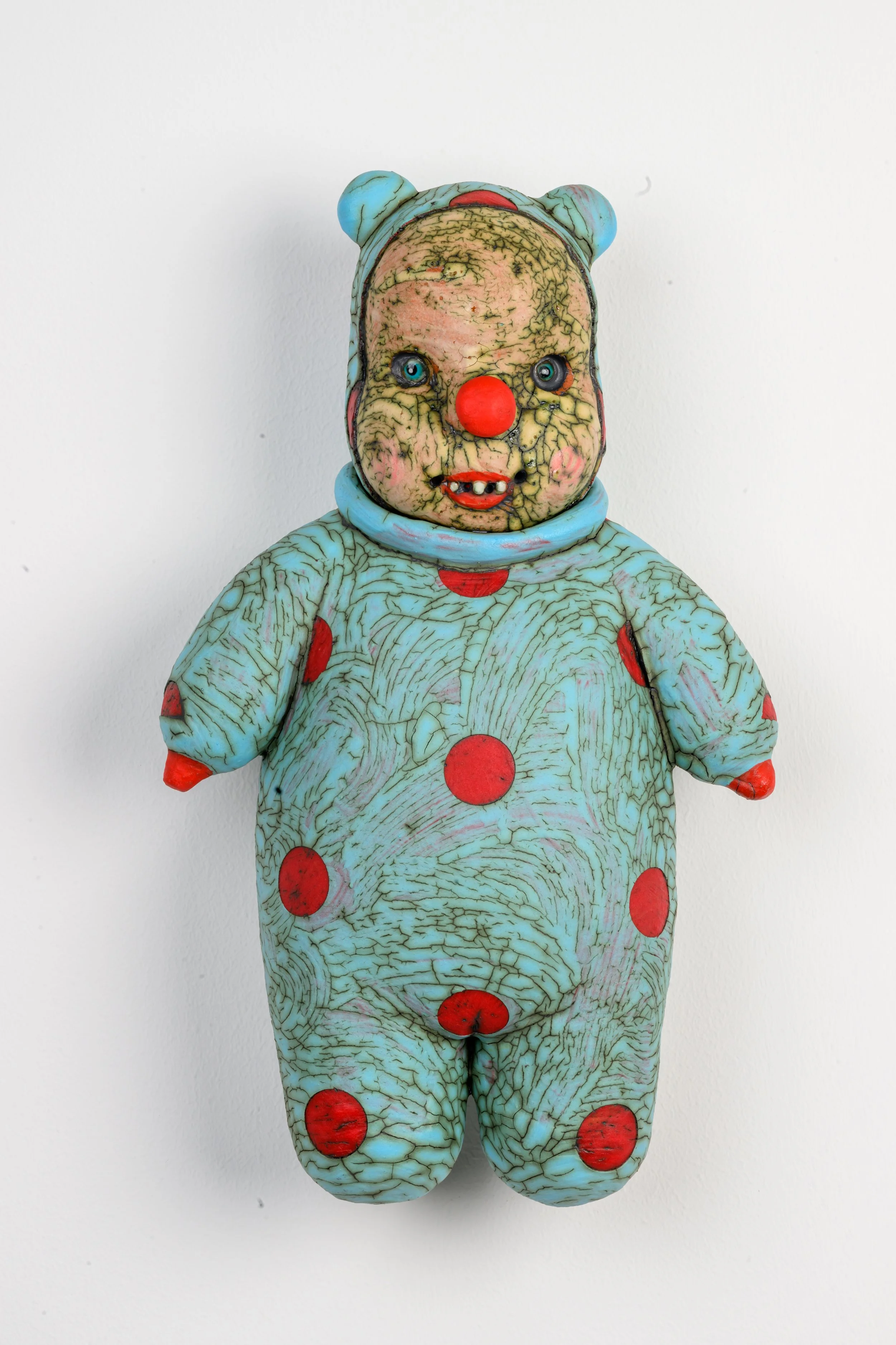 Blue Bear, Ceramic, 15 x 10 x 5, 2025
