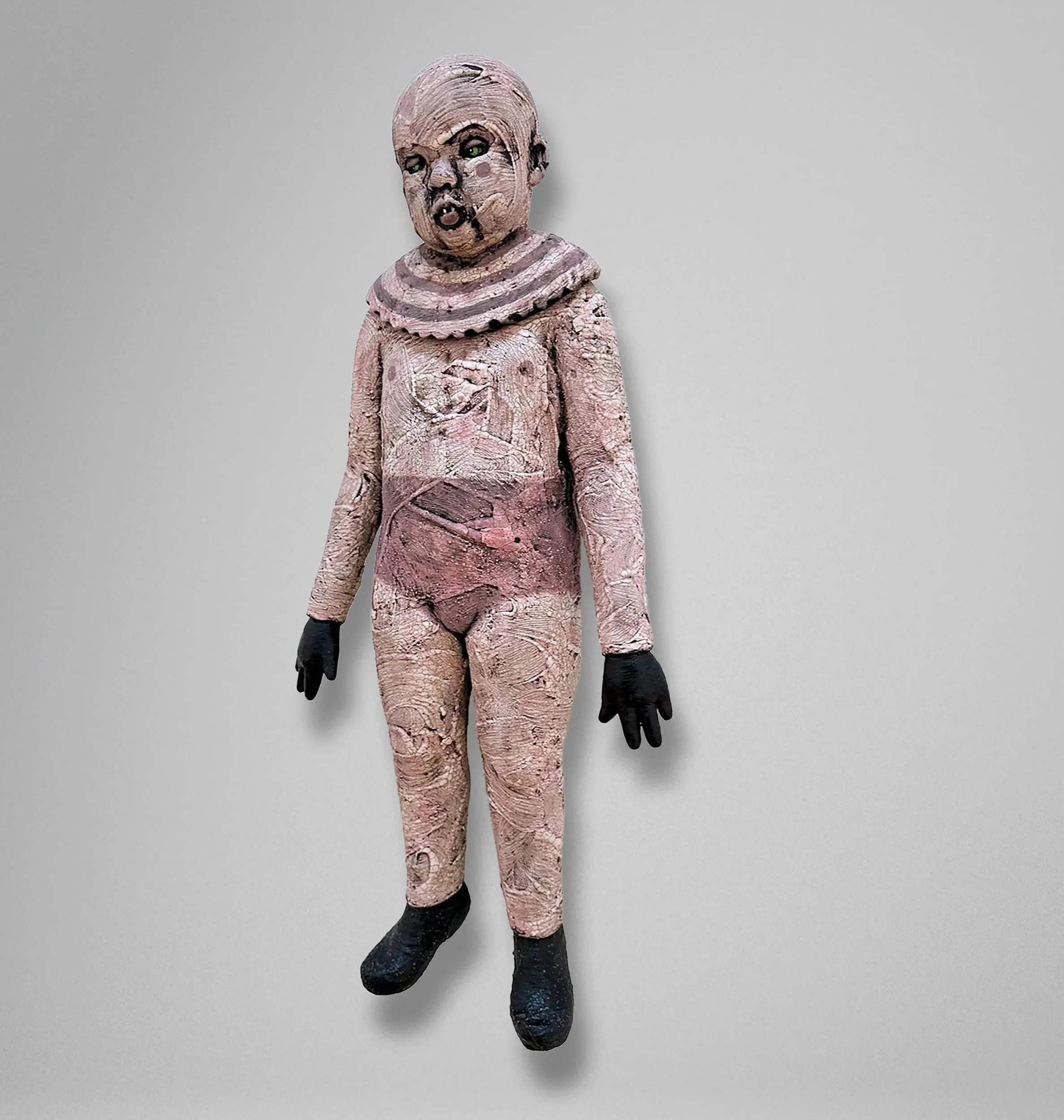 Bathos Figure, Ceramic, 34 x 16 x 6, 2022-24