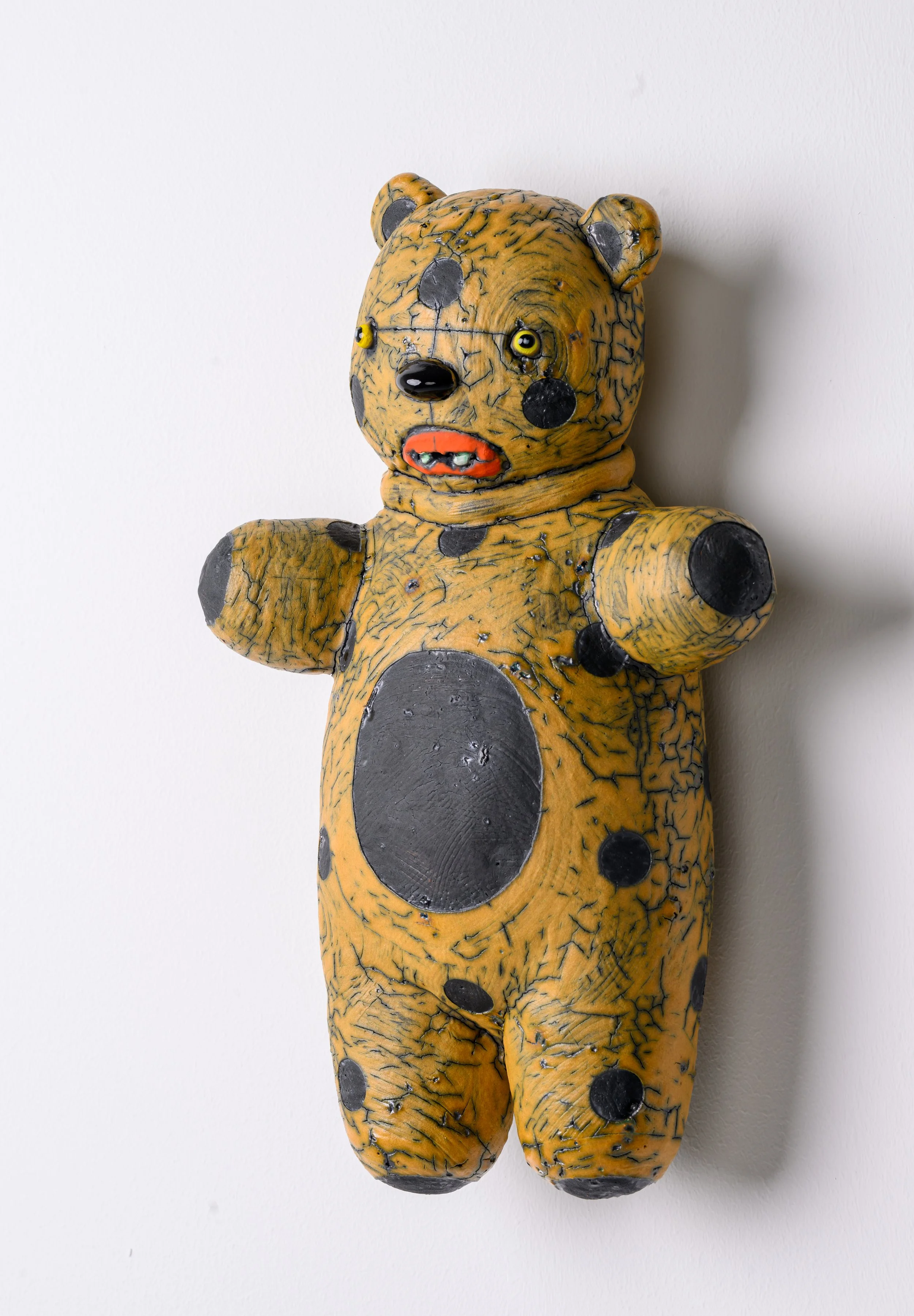 Ochre Animal, Ceramic, 15 x 9 x 5, 2025