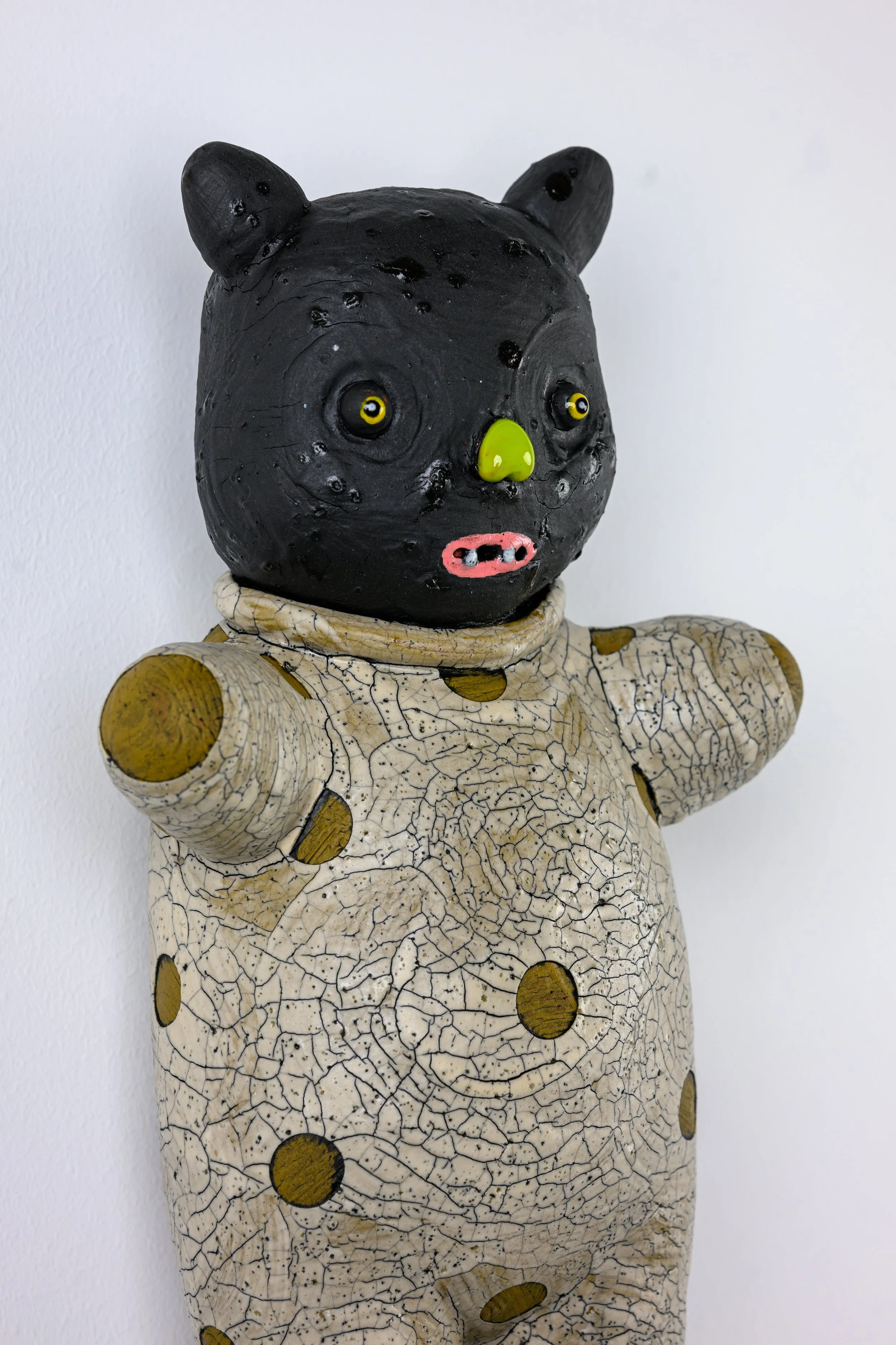 Animal (Black, Olive, White) (detail)