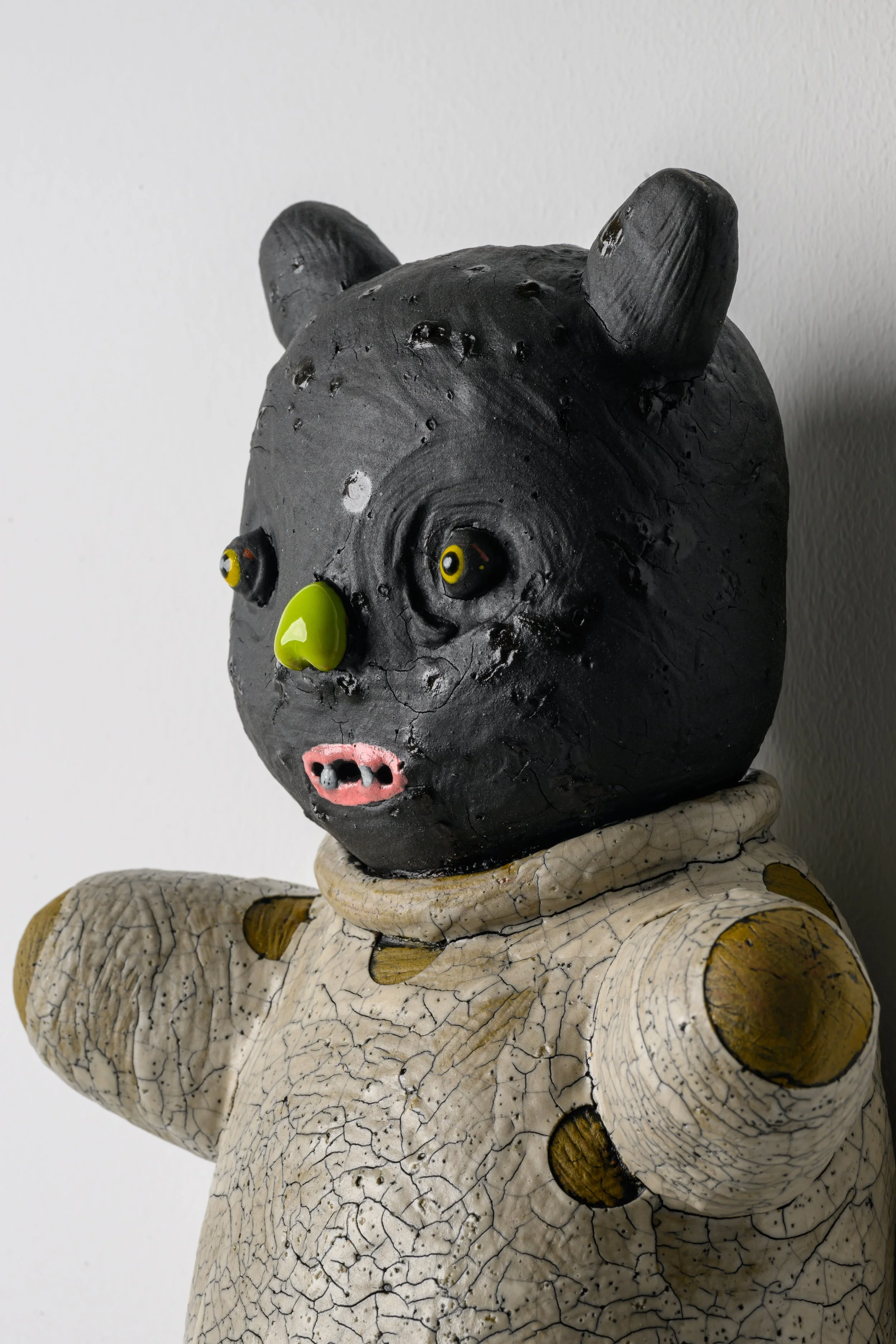 Animal (Black, Olive, White) (detail)