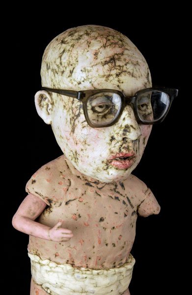 Figure in Diaper and Glasses (detail)