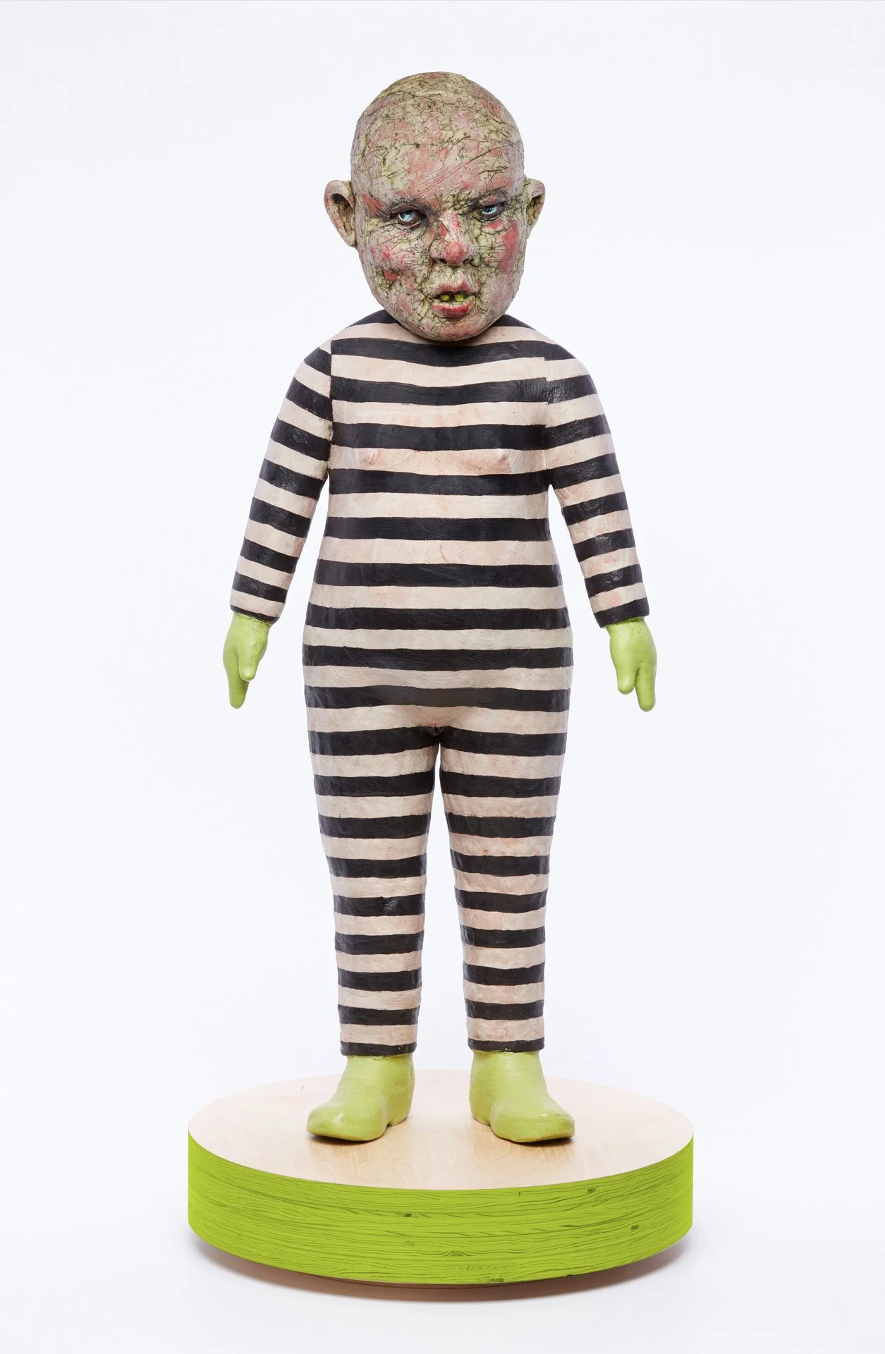 Hamburgula, Ceramic/Wood, 38 x 15 x 16, 2016