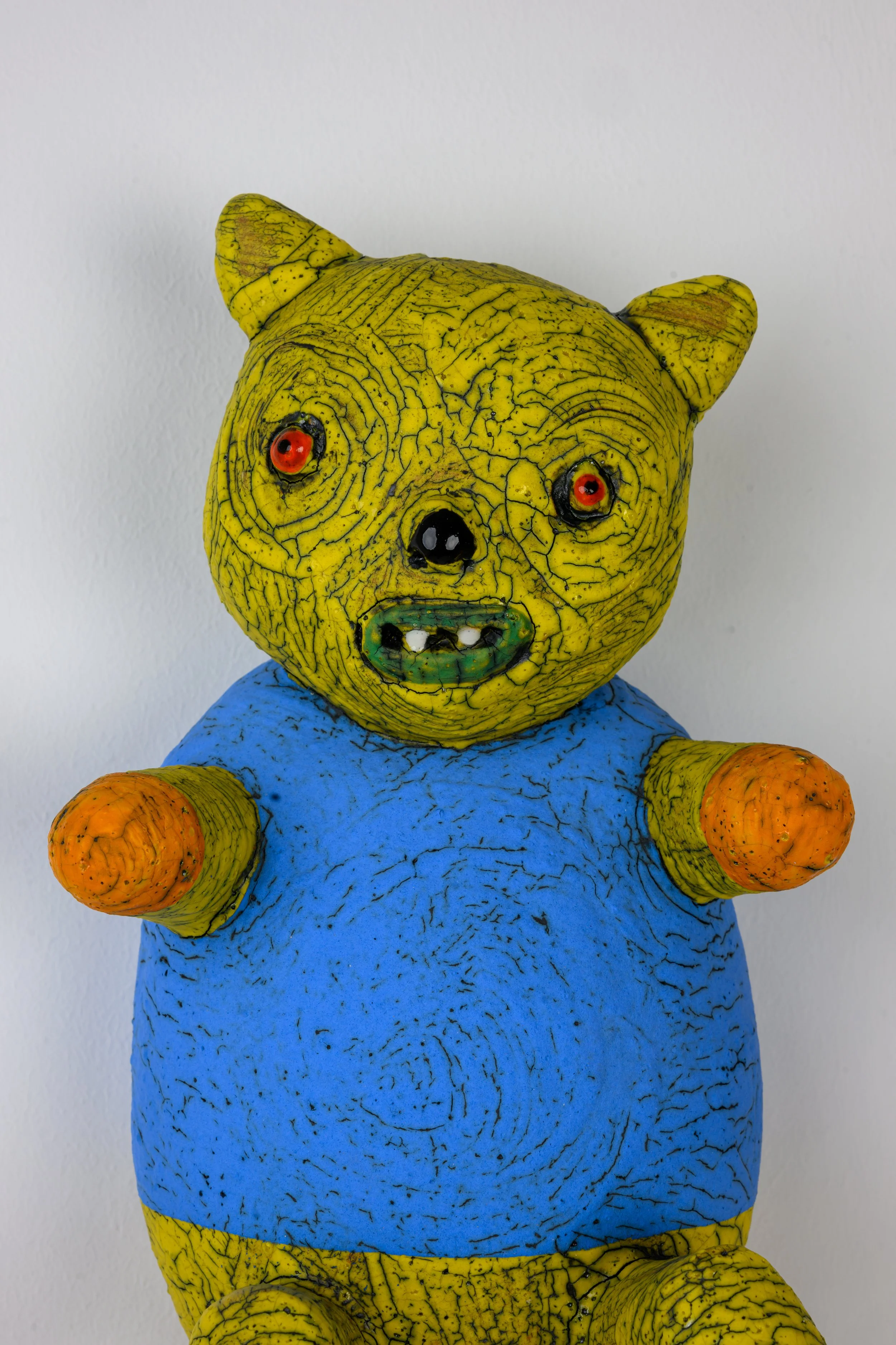 Yellow Animal in Blue Vest (detail)