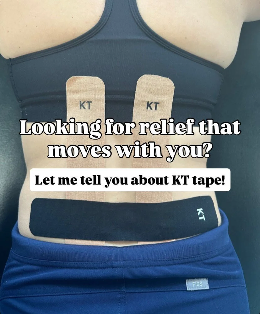 Did you know that we offer Kinesio Taping here at @rangelinechiropractic?
⠀⠀⠀⠀⠀⠀⠀⠀⠀
If you&rsquo;ve been curious about whether KT Tape could help with what you&rsquo;re dealing with, we&rsquo;d be happy to talk through it at your next visit. 
⠀⠀⠀⠀⠀⠀⠀