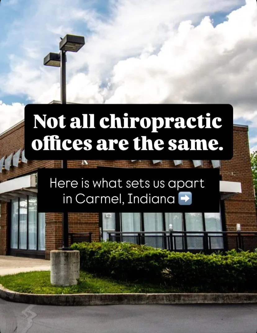 If you&rsquo;re overwhelmed with the thought of choosing a chiropractor in the Carmel, Indiana area, we&rsquo;re here for you!
⠀⠀⠀⠀⠀⠀⠀⠀⠀
Here is what sets our office apart ⬇️
⠀⠀⠀⠀⠀⠀⠀⠀⠀
🙌🏼 3 female chiropractors
🙌🏼 Complementary therapies 
🙌🏼 Co