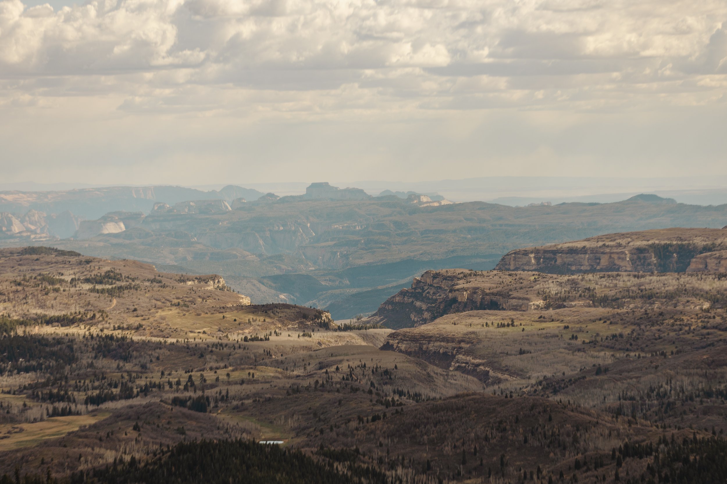 Zion Overlook Along Pass