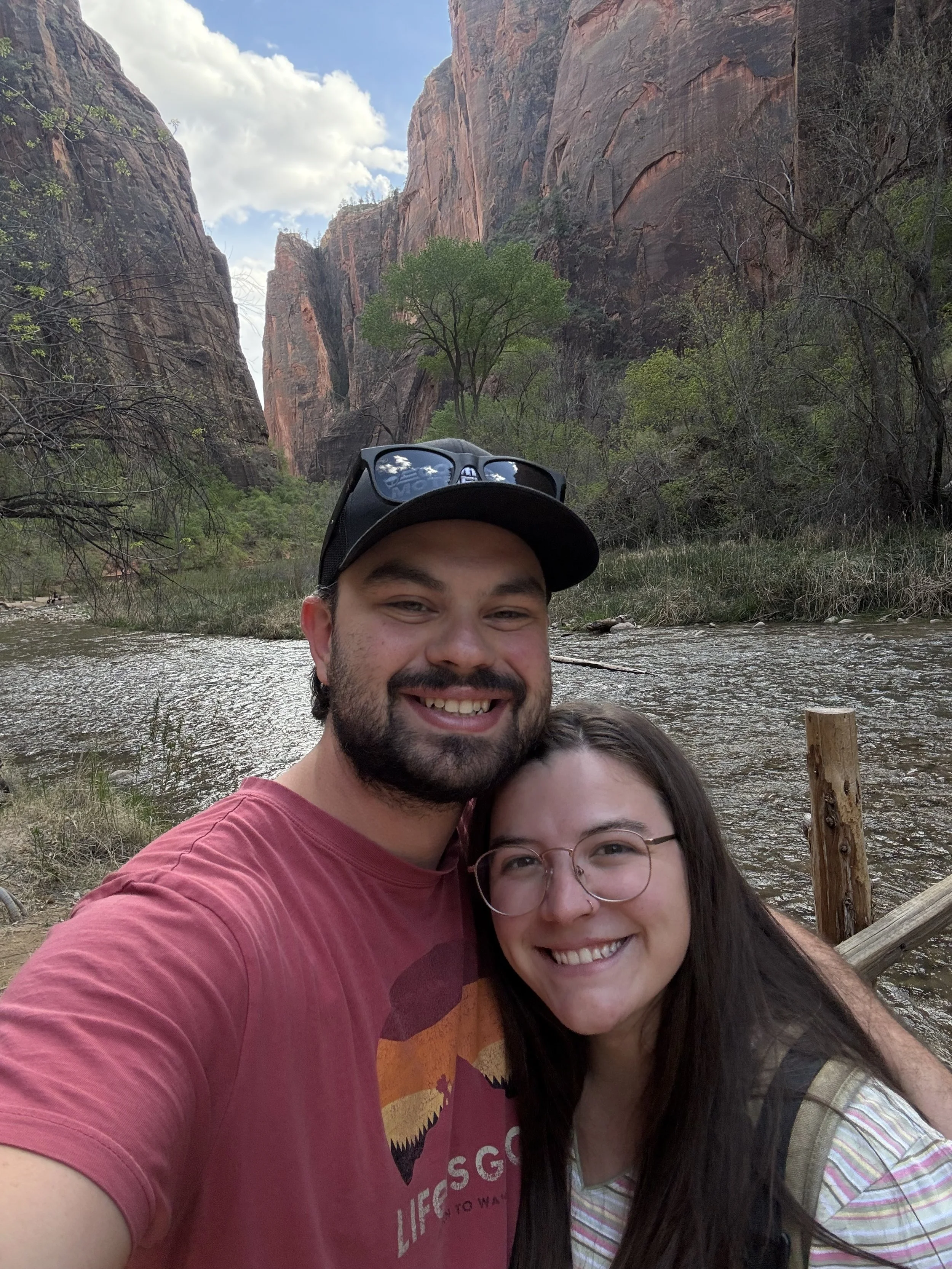 Me and Martin in Zion Canyon