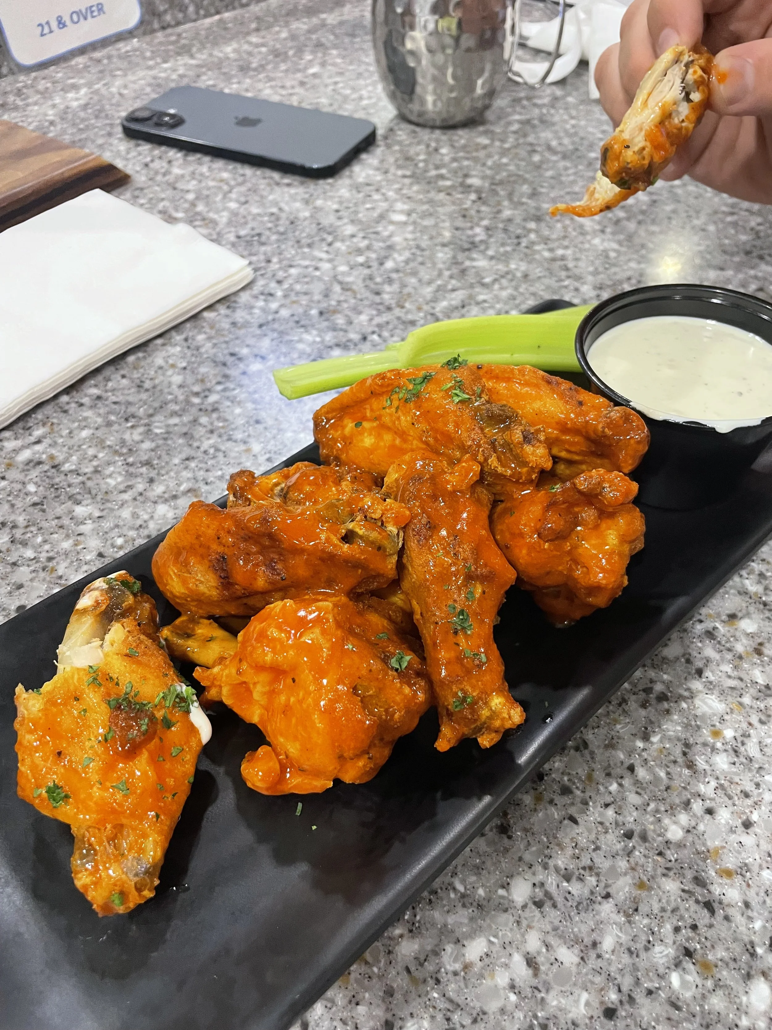 Buffalo Wings at Silver Reef