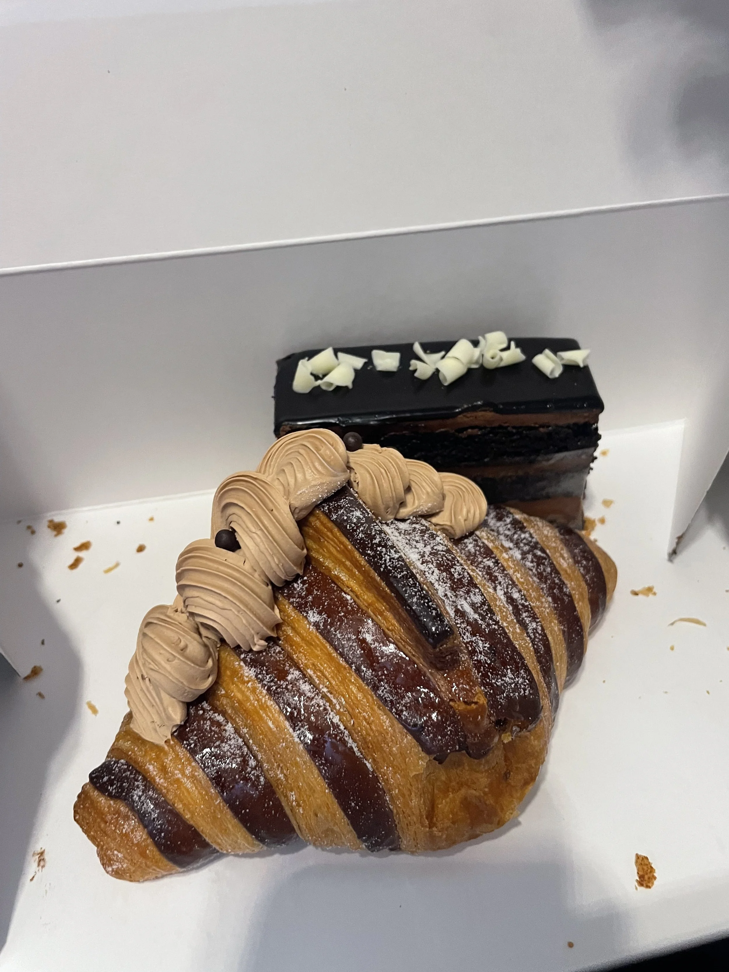 Croissant and Cake from Farmstead