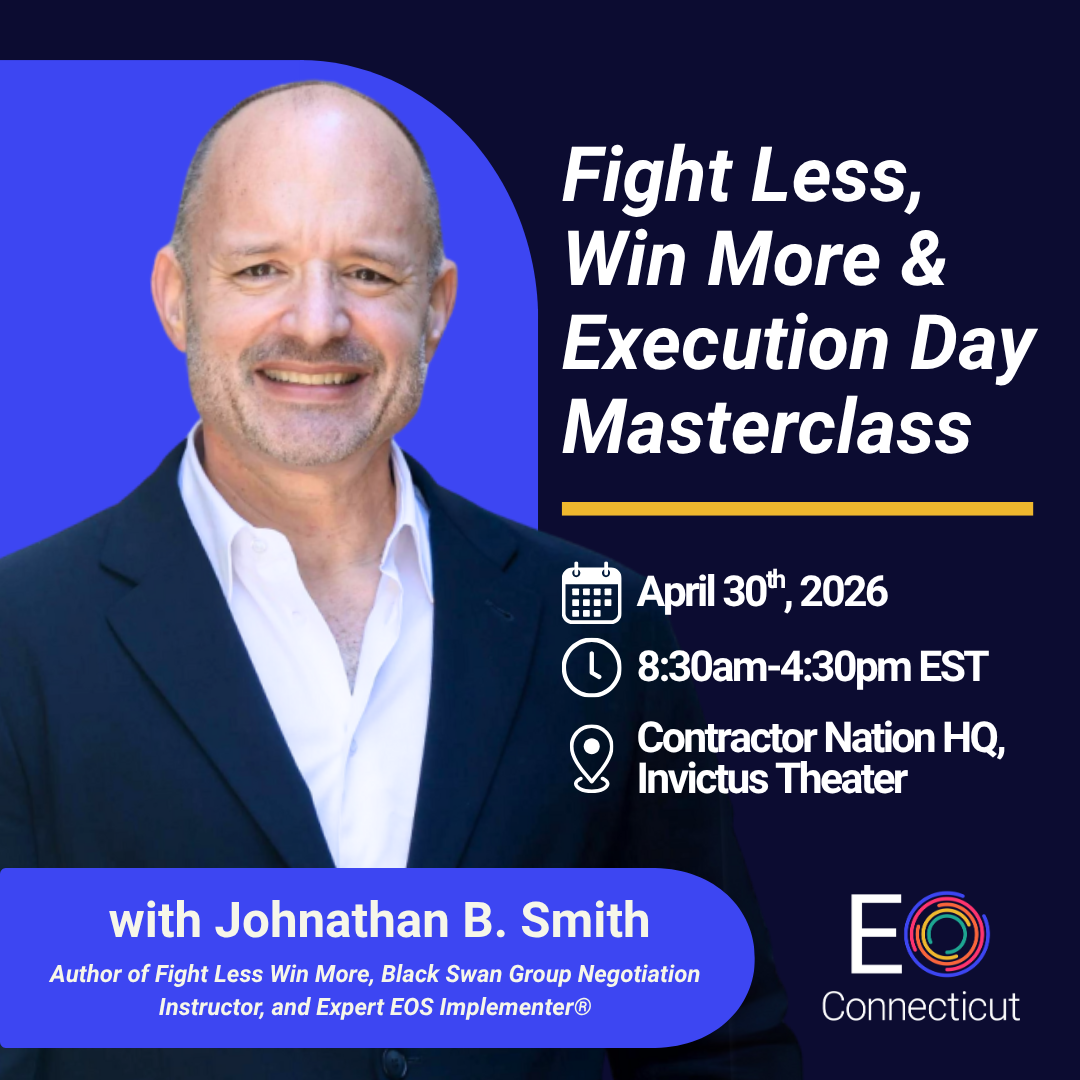 Fight Less, Win More with Johnathan B. Smith & Execution Day Masterclass
