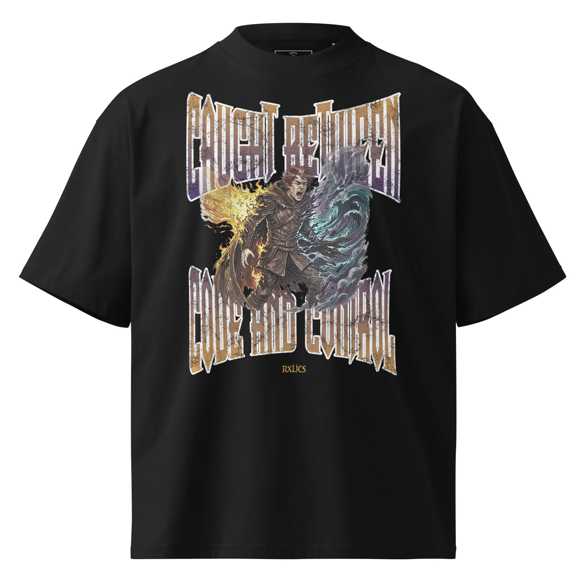REN // Caught Between Code and Control — RXLICS Oversized Tee