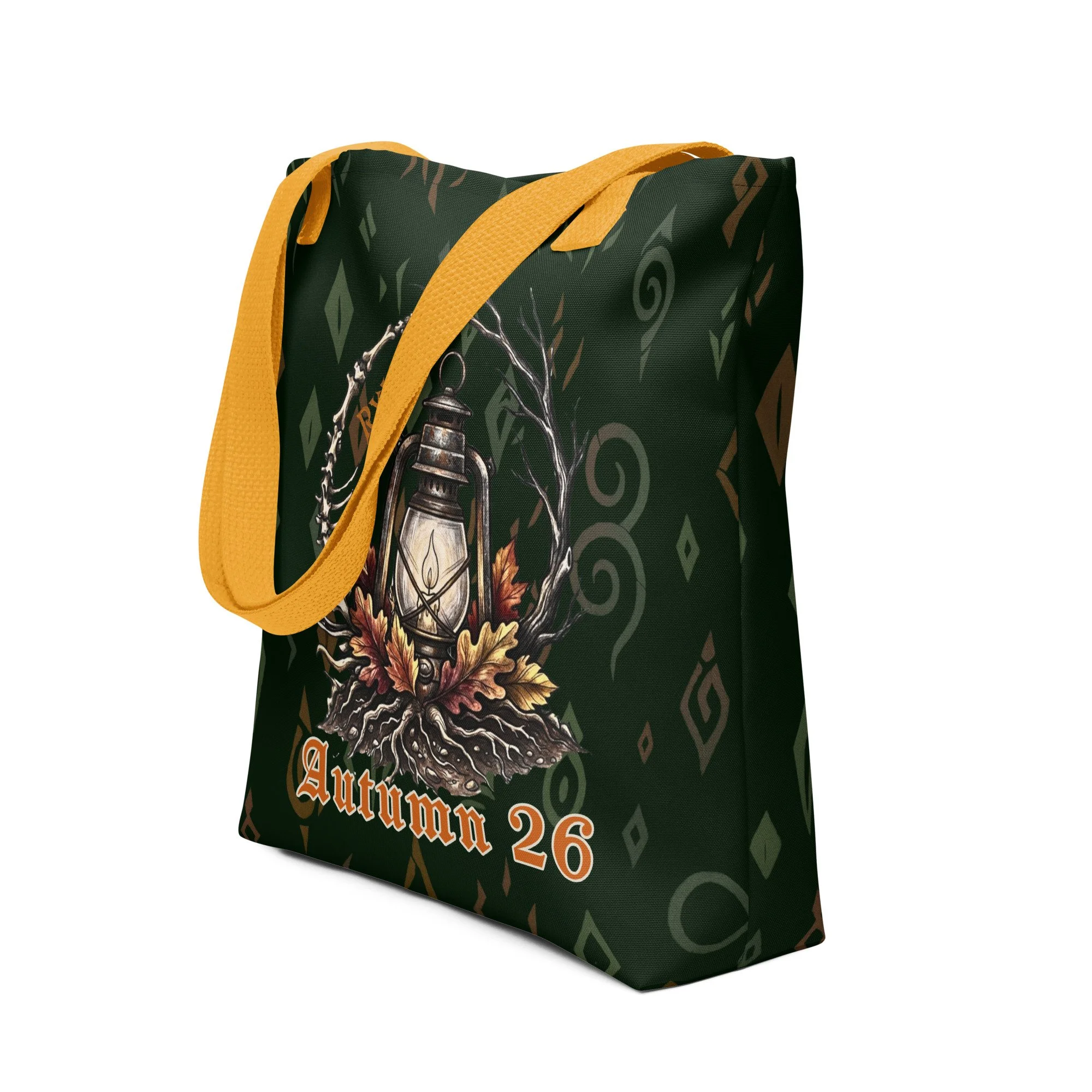 RXLICS // AUTUMN / FALL 26 | All-Over Print Dark Fantasy Tote Bag