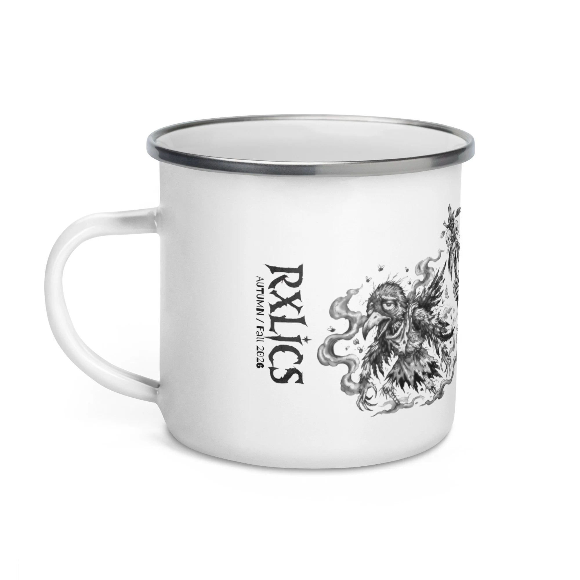 RXLICS // HARVEST SPIRITS | AUTUMN / FALL 26 ENAMEL MUG