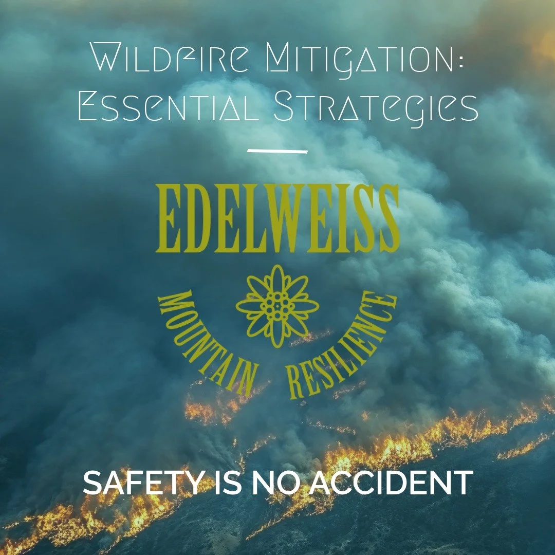 Time for the basics. Safety is no accident. Community preparation is everything. #mitigation #mitigationservices #wildfireseason #wildfiremitigation #communityiseverything #safetyisnoaccident #edelweissmountainresilience #bouldercolorado #bouldercolo