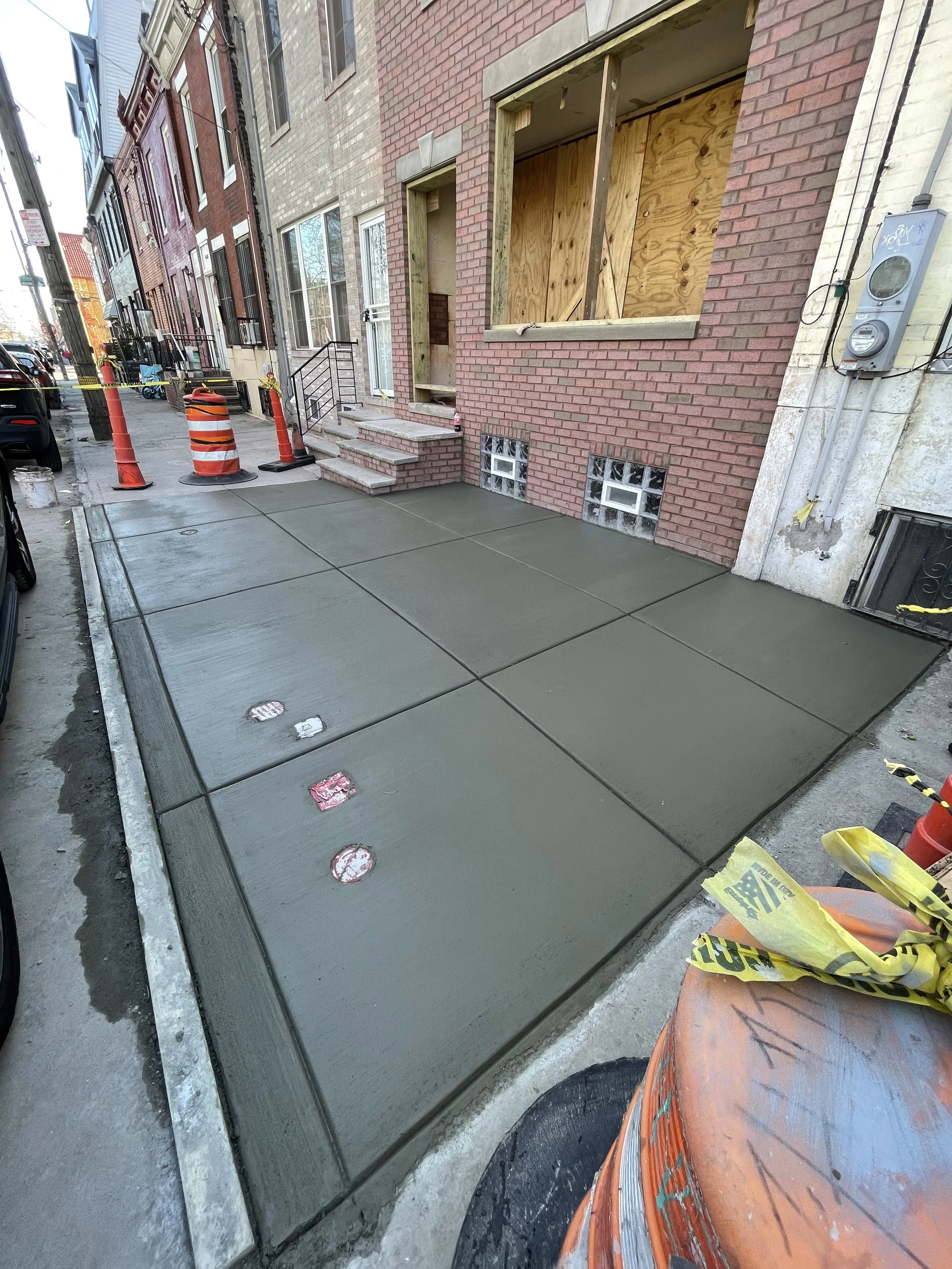 New Sidewalk Installation
