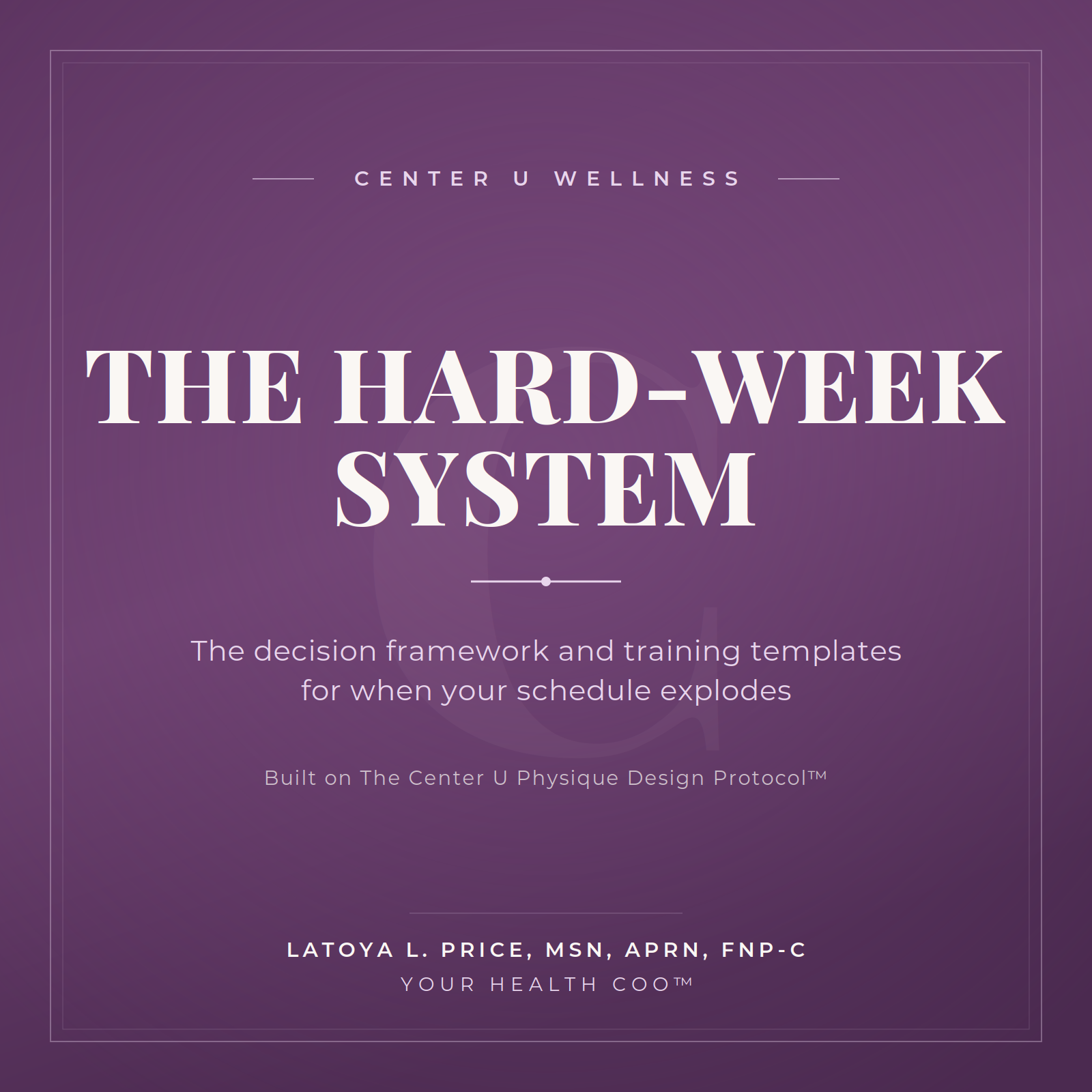 The Hard-Week System: How to hold your system when your schedule explodes