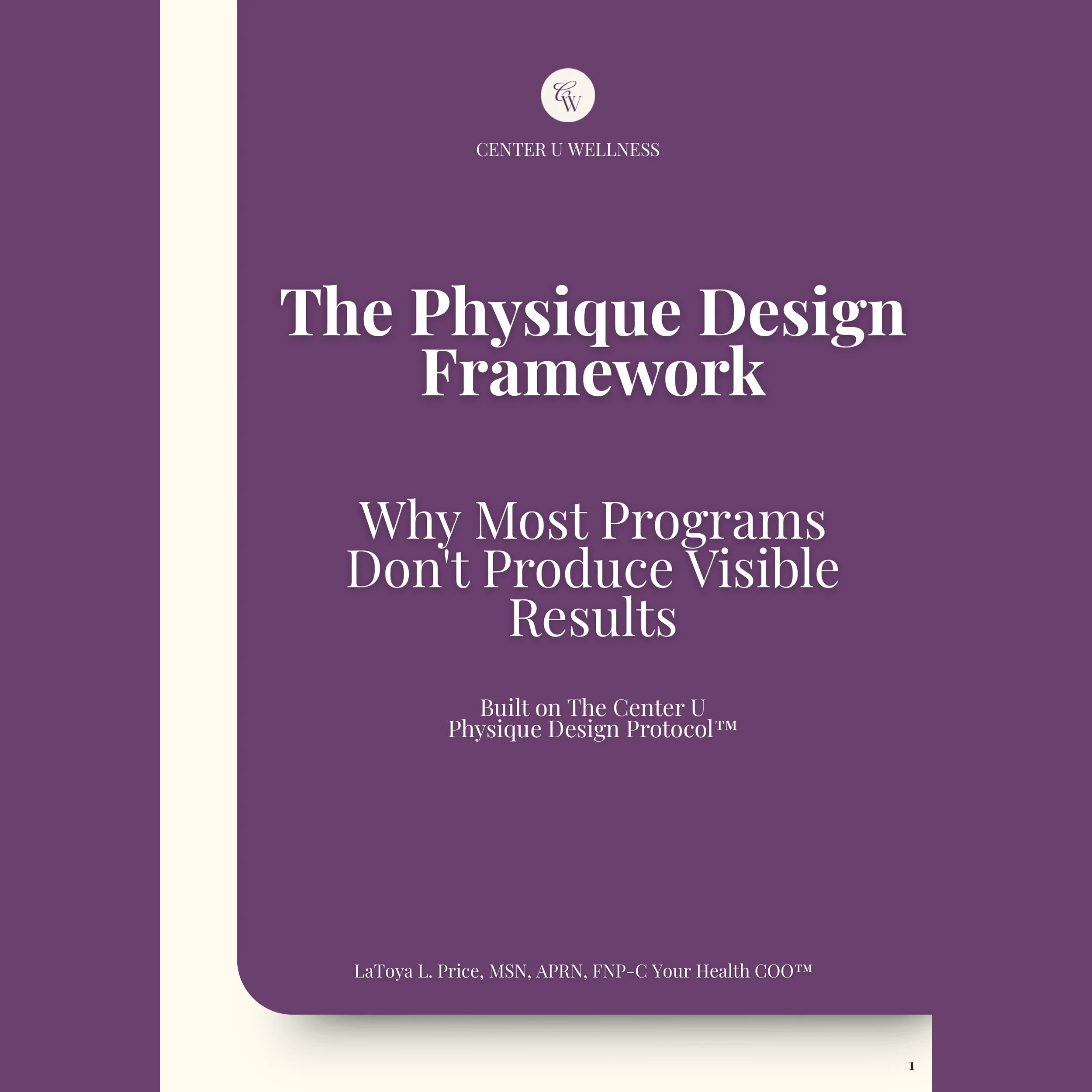 The Physique Design Framework: Why most programs don't produce visible results and the six principles that do.