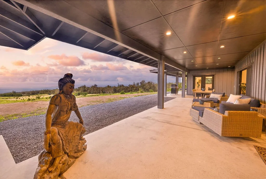 Ocean views from Stargate Farm vacation rental North Kohala Hawaii