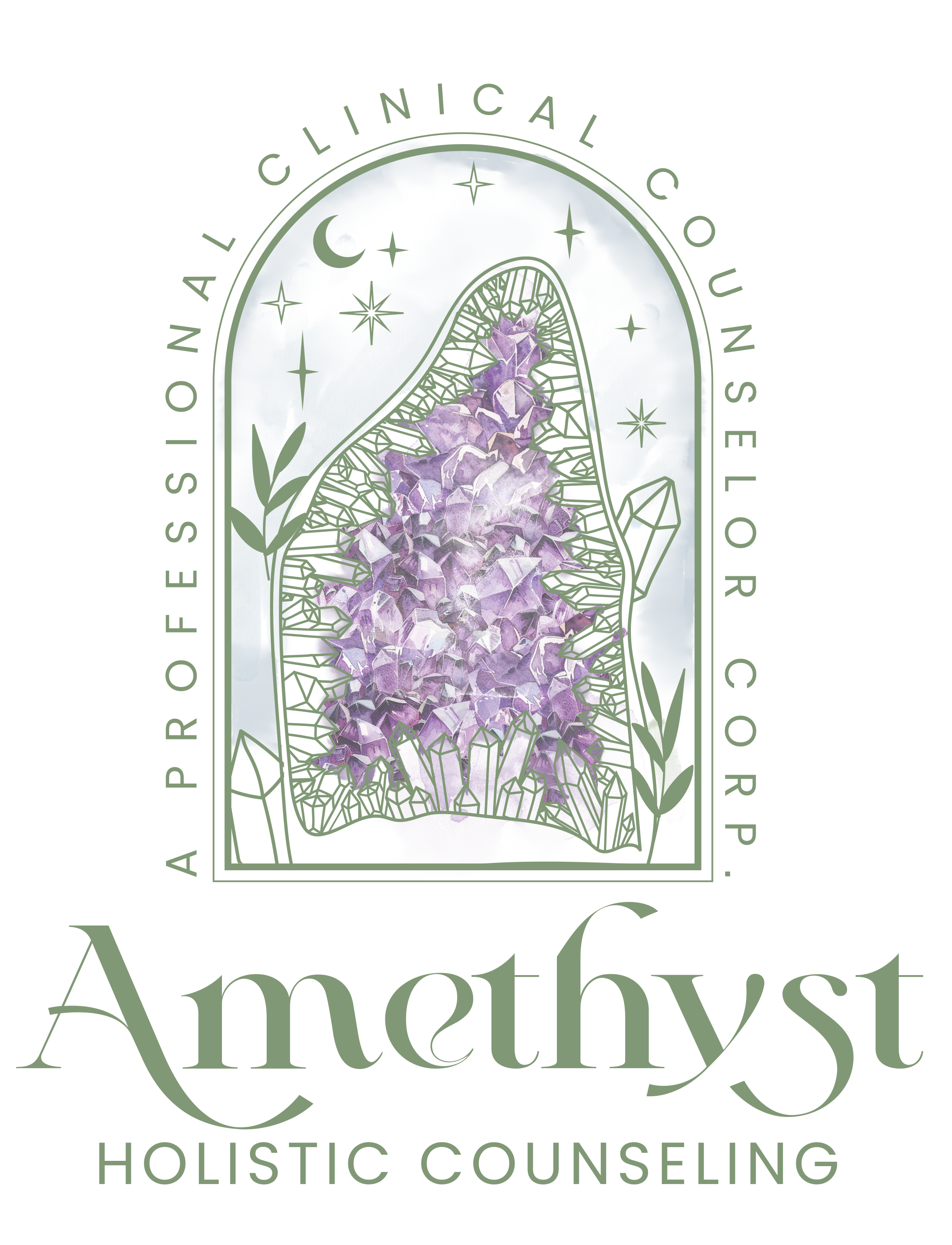 Amethyst Holistic Counseling Logo